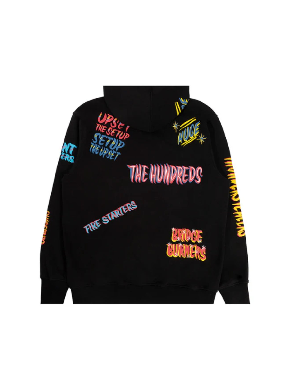 The Hundreds Jacket Market Zip Hoodie Black