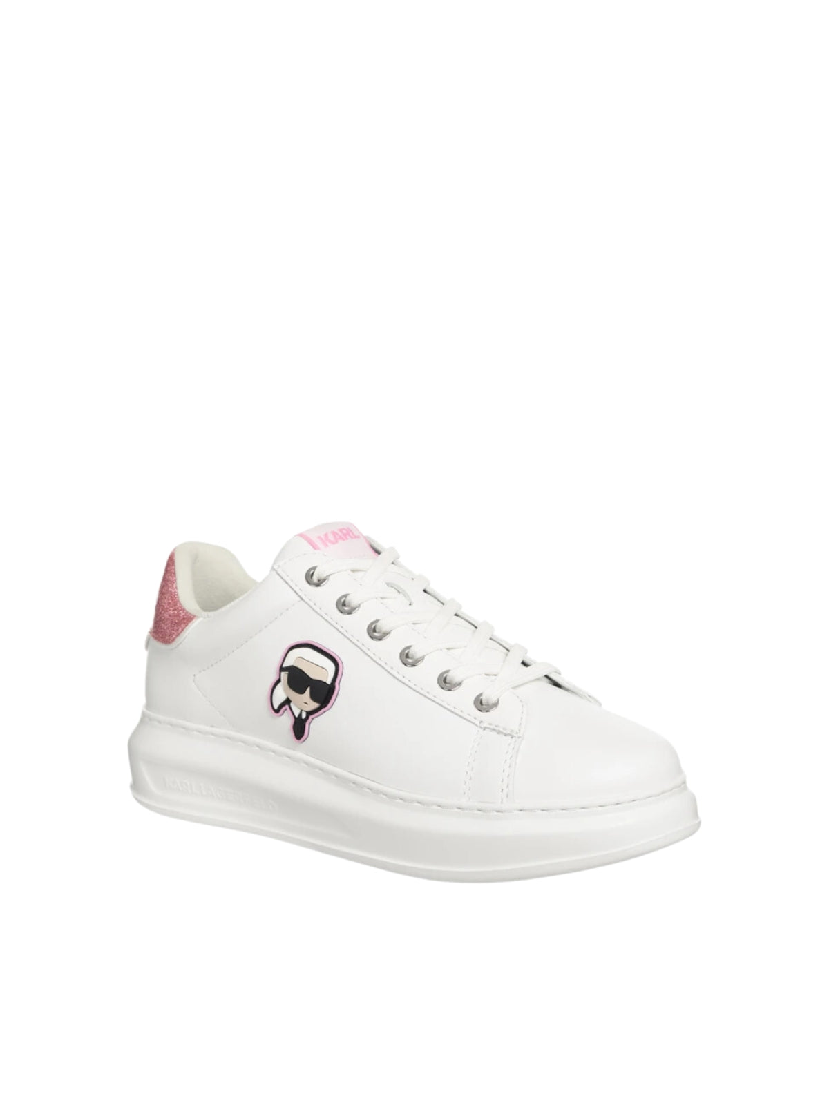 Karl Lagerfeld Sneaker Ladies Kapri Karl Nft Lo Lace White-Pink