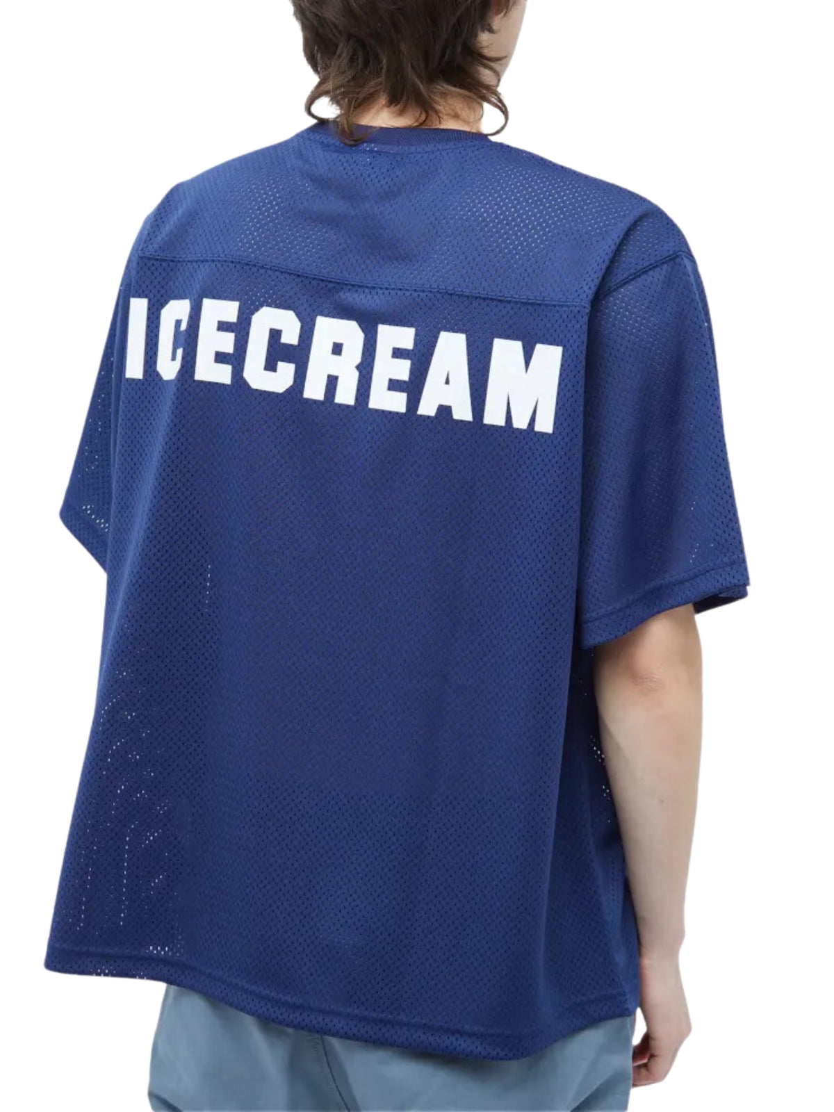 Ice-Cream T-Shirt Nylon Football Navy