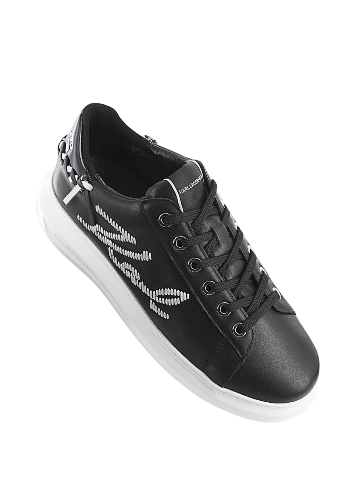 Karl Lagerfeld Ladies Sneaker Kapri Print Black