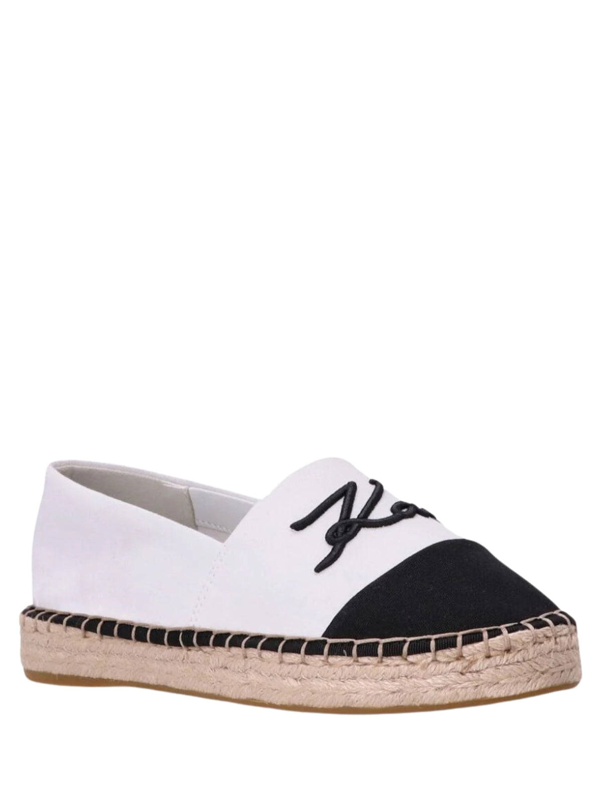 Karl Lagerfeld Ladies Sneaker Espadrille White-Black