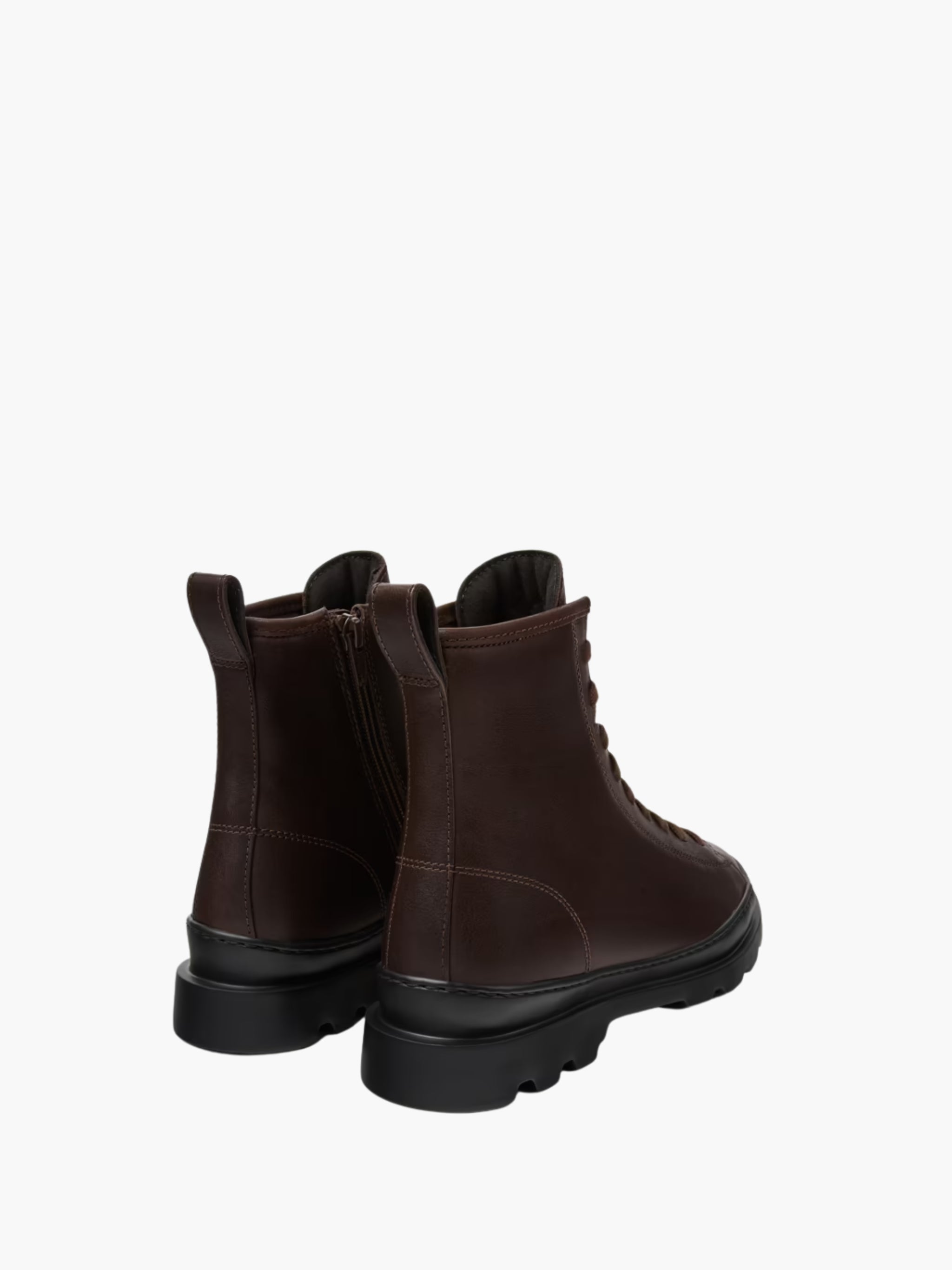 Camper Boots Brutus Leather Mid Brown