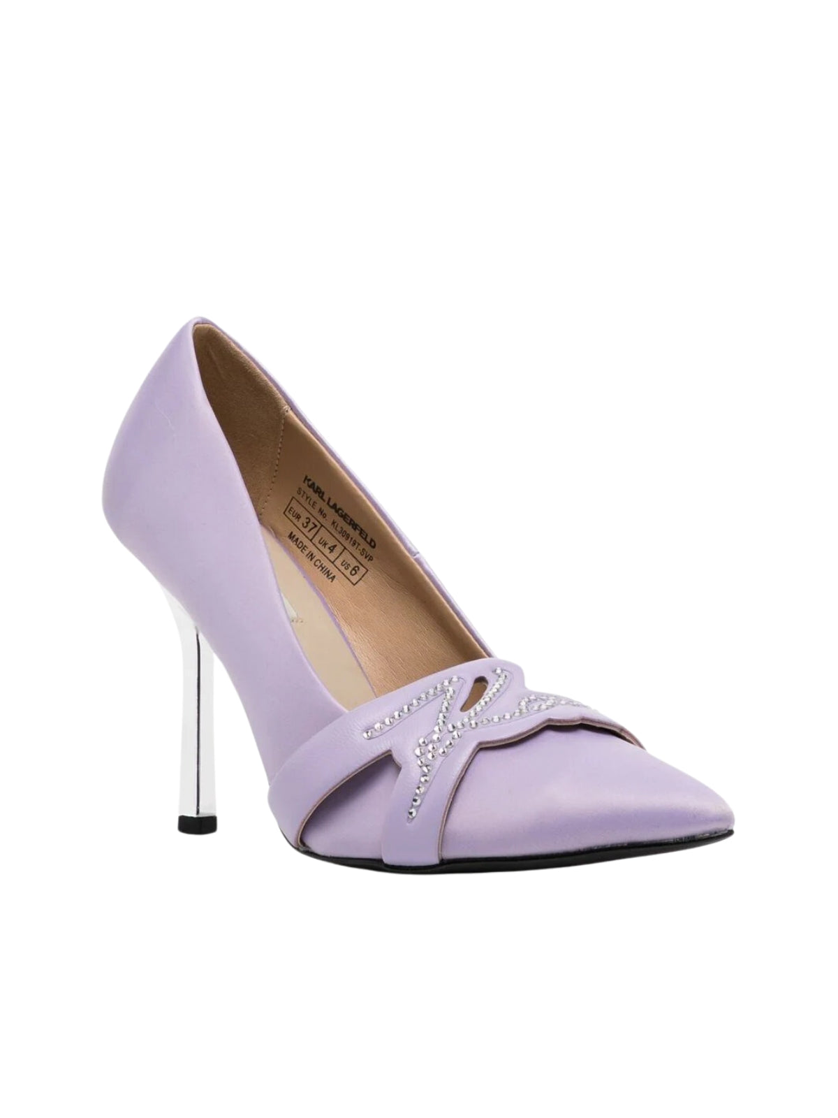 Karl Lagerfeld Heel Signiture Logo Lilac