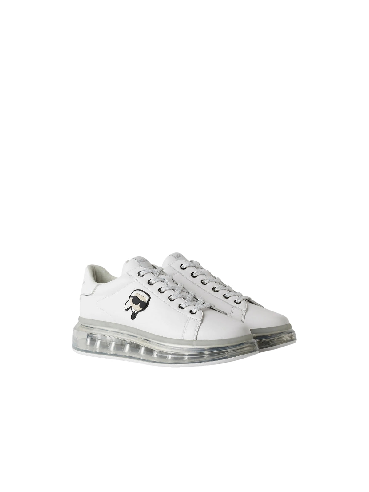 Karl Lagerfeld Sneaker Ladies Kapri Kushion Nft Lo White-Silver