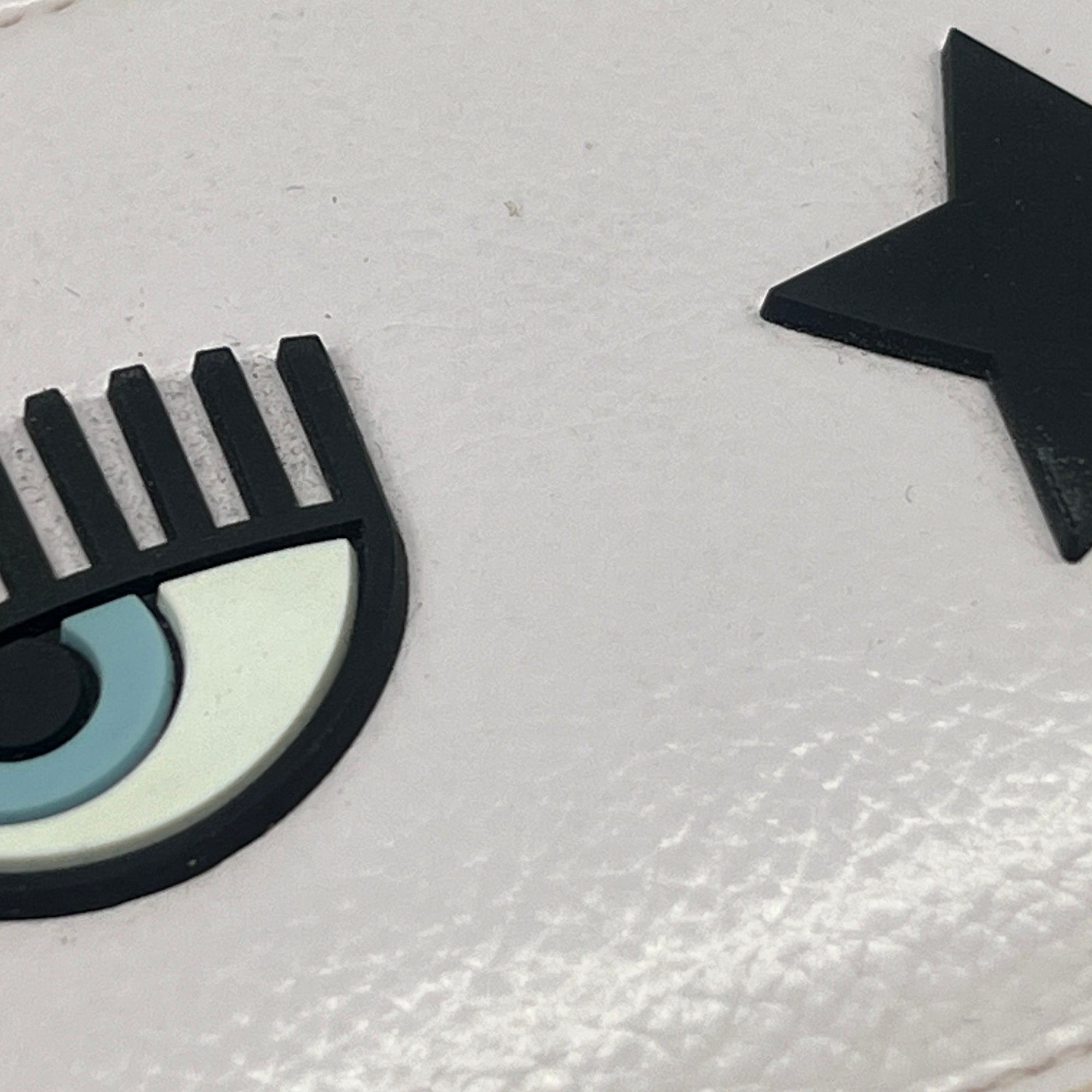 Chiara Ferragni Bag Purse Eye Star Logo White