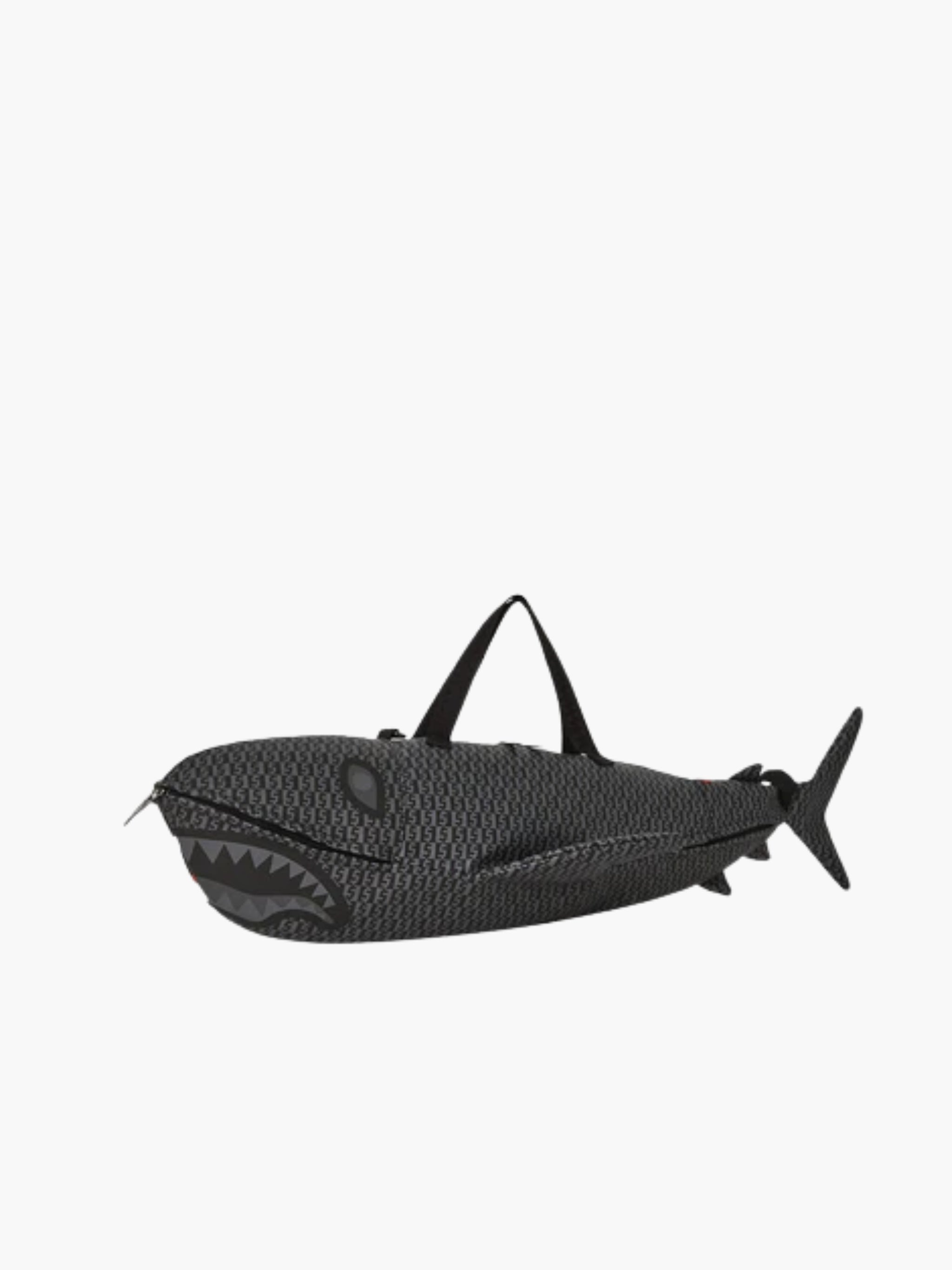 Spray Ground Bag Shark Shape Duffle Black-Grey
