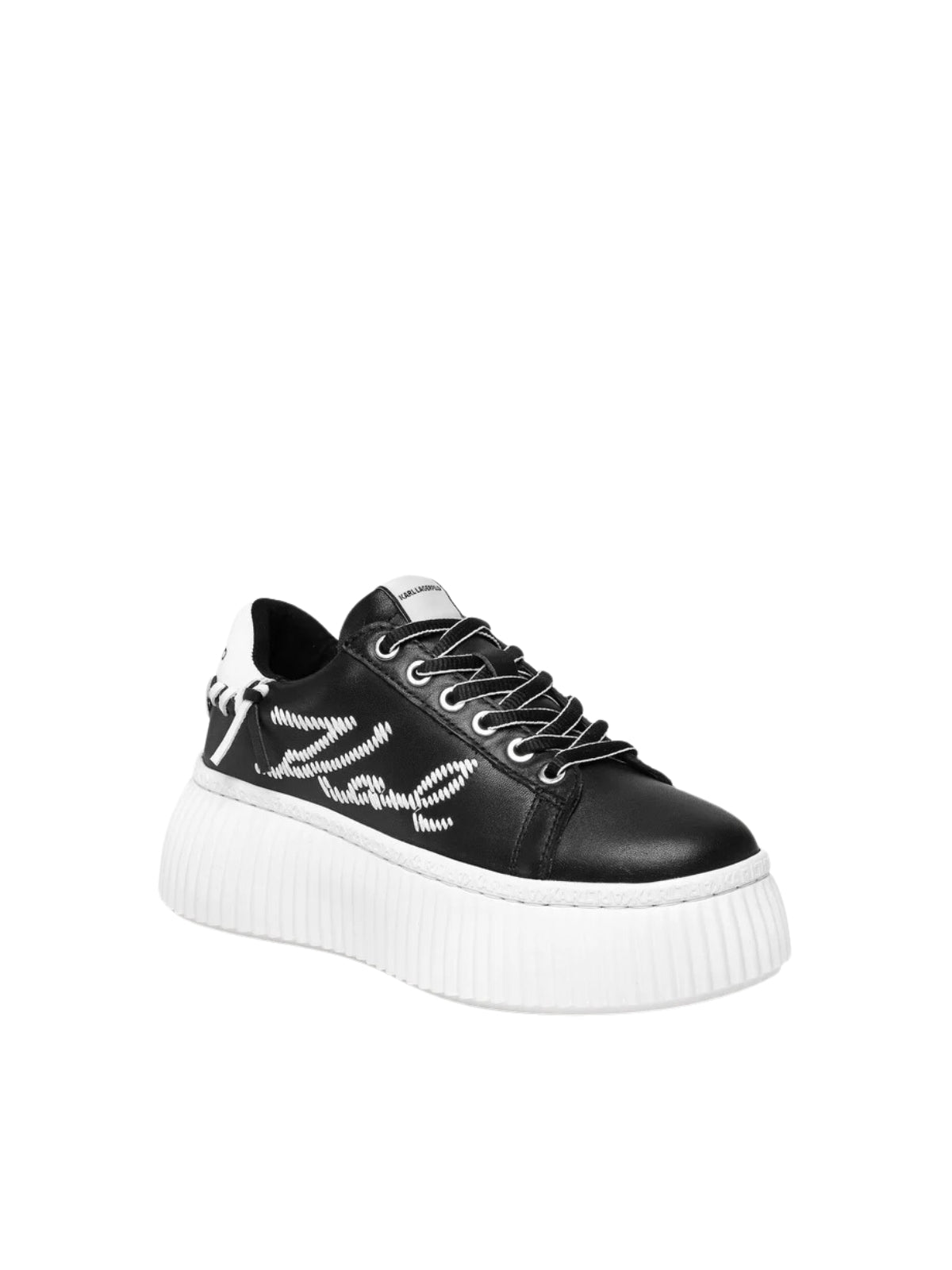 Karl Lagerfeld Sneaker Ladies Kreeper Whipstitch Black