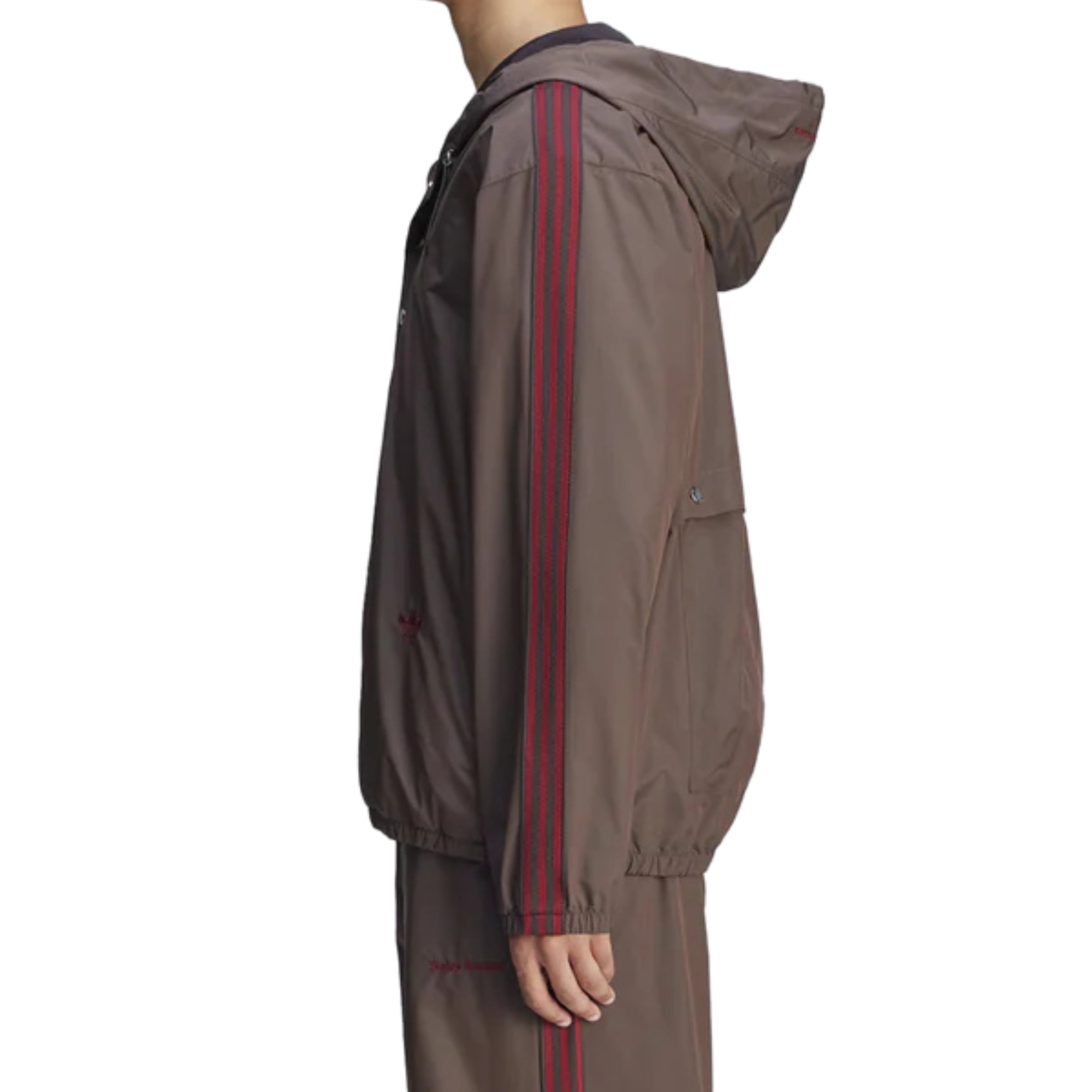 Adidas Jacket Nylon Anorak Brown