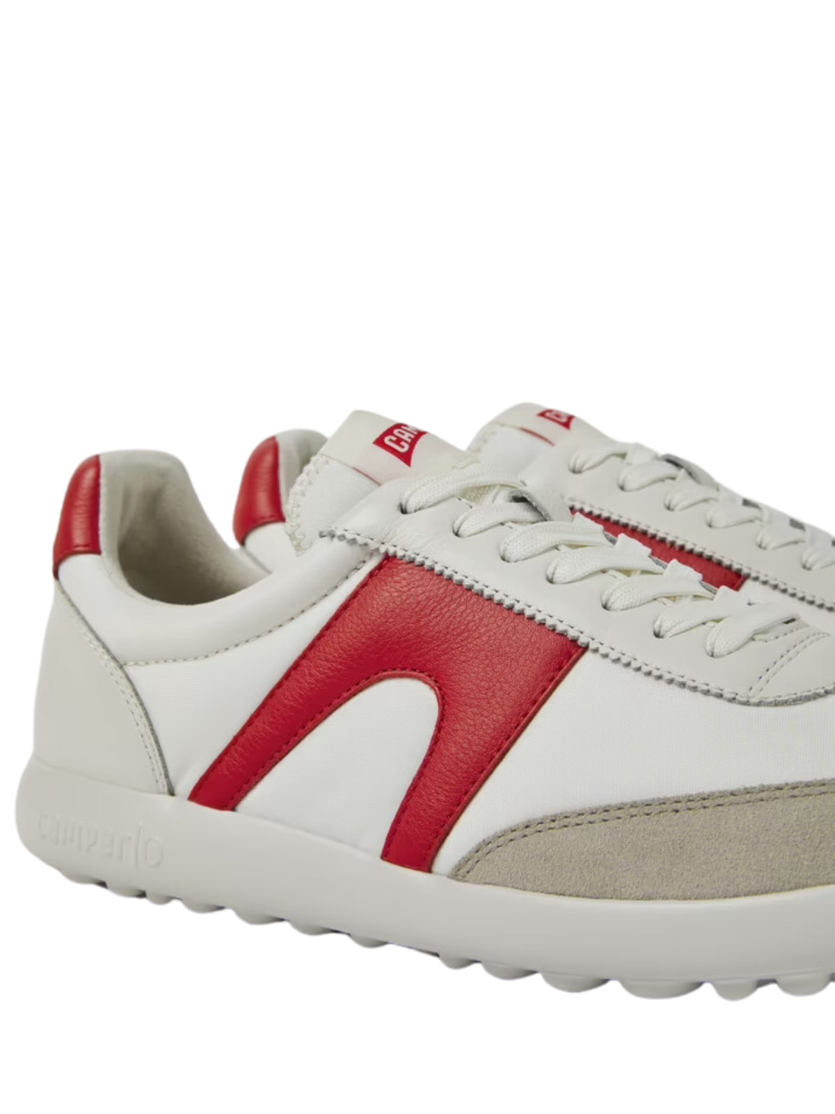 Camper Ladies Sneaker Rug Hely White-Red