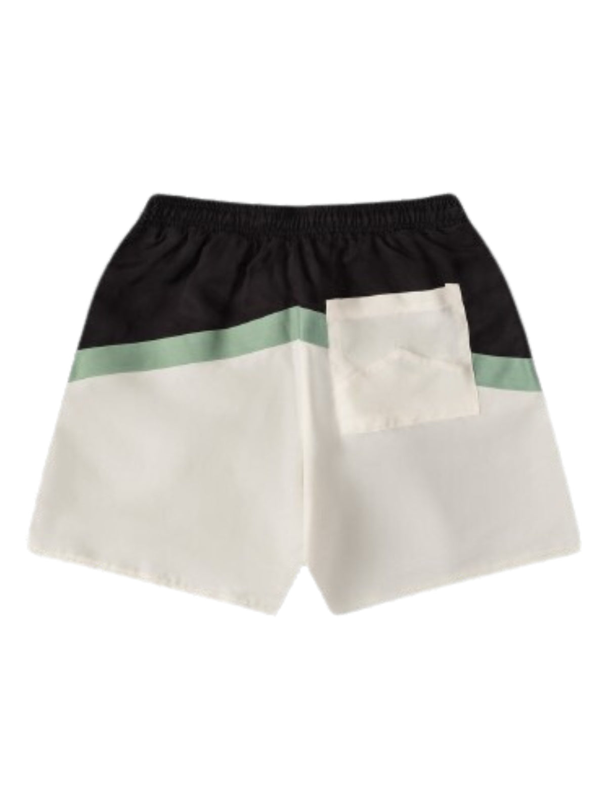 Rhude Shorts Awakeing Logo Black-Green-Cream