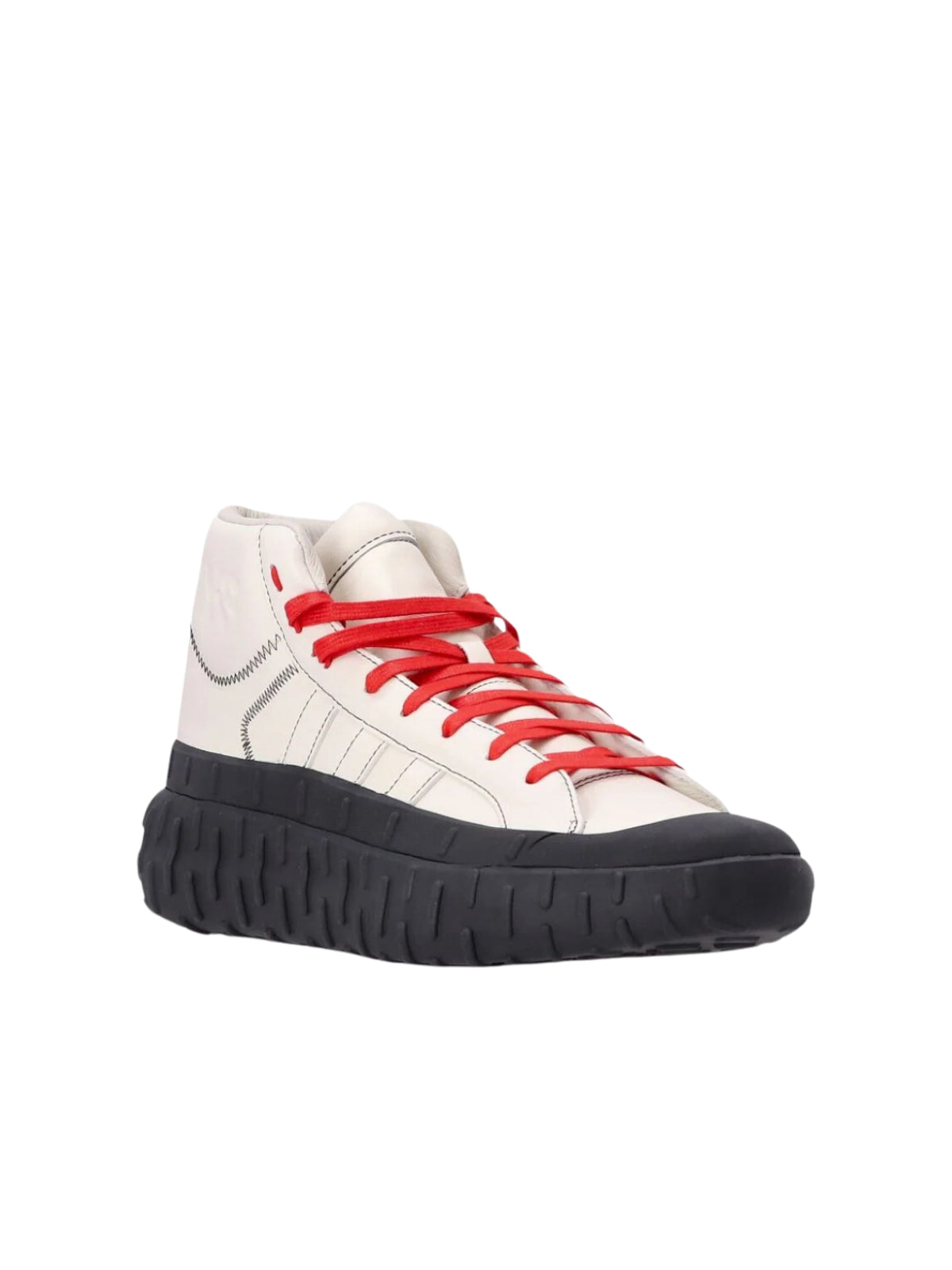 Y-3 Sneaker High Lace Red-Off-White