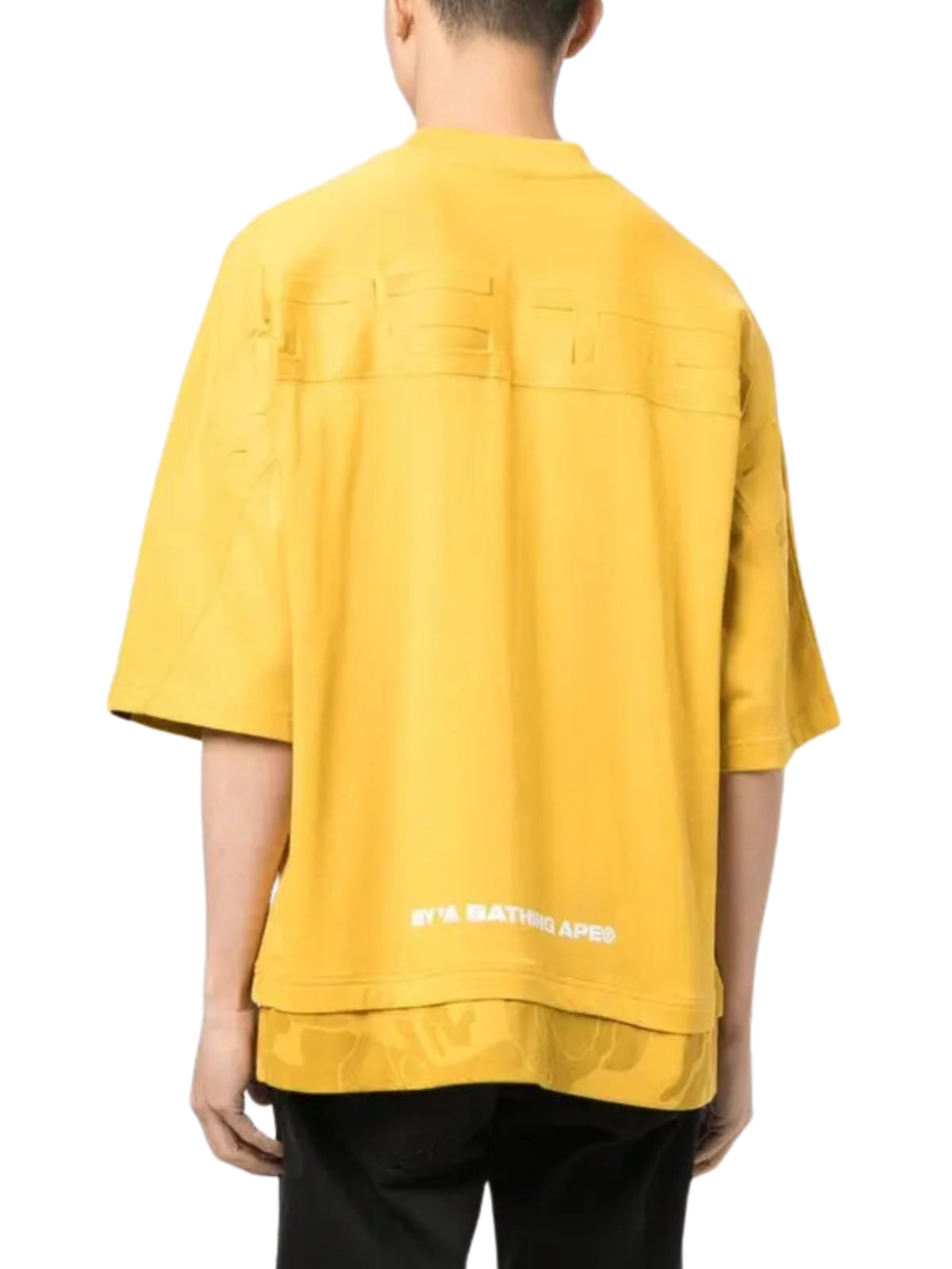 Aape T-Shirt Logo Mustard