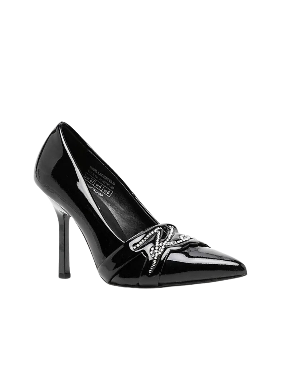 Karl Lagerfeld Heel Signiture Logo Black