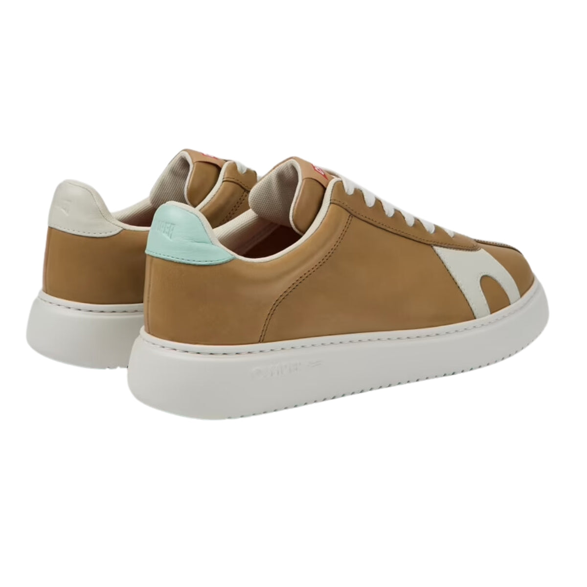 Camper Sneaker Ladies Sarda Crater Tan-White