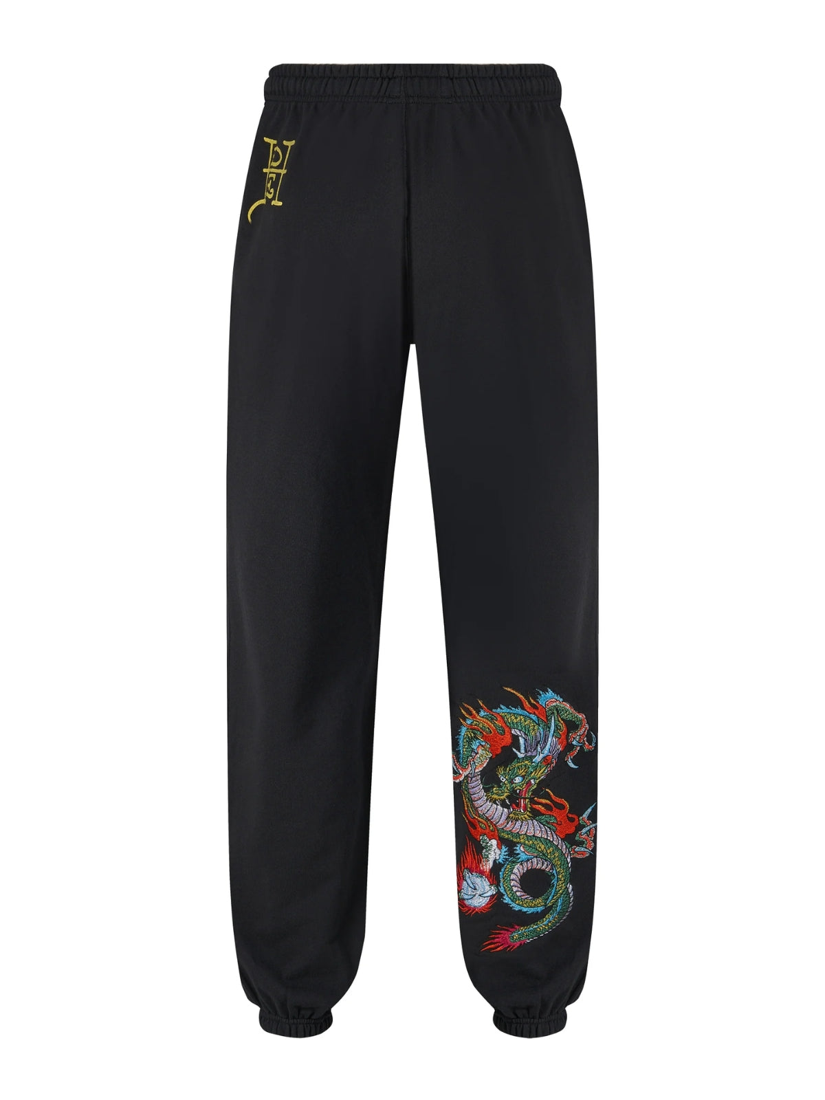 Ed Hardy Track Pants Back Drag Black