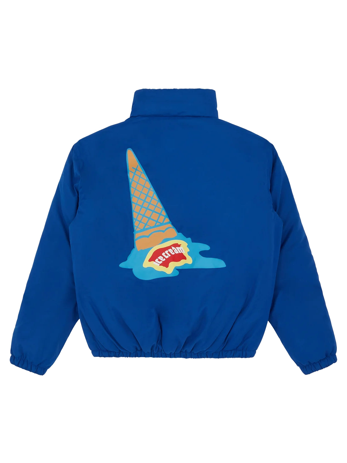 Ice-Cream Jacket Dropped Cone Puffer Blue