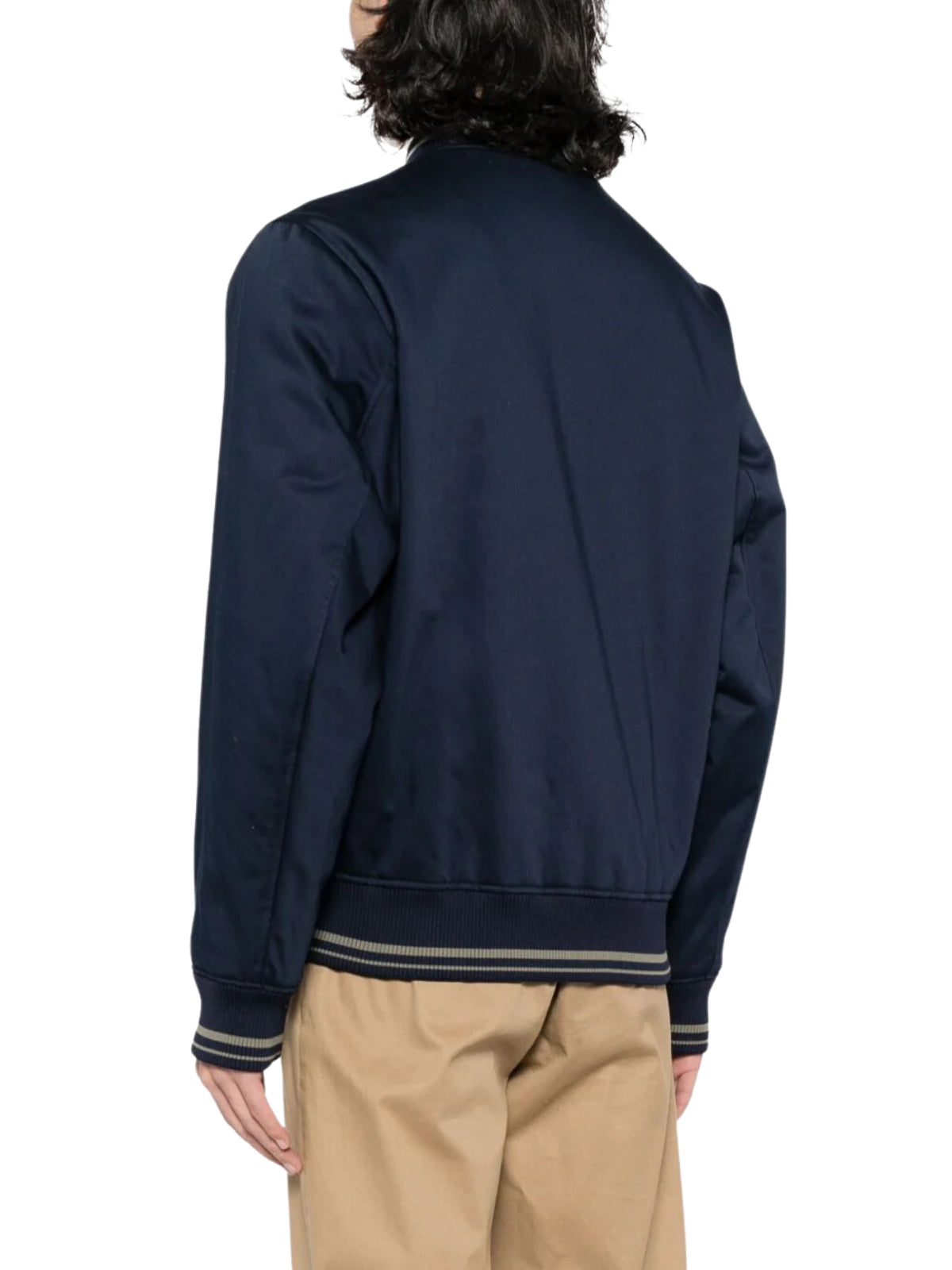 Maison Kitsune Jacket Teddy Blouson Deep Navy