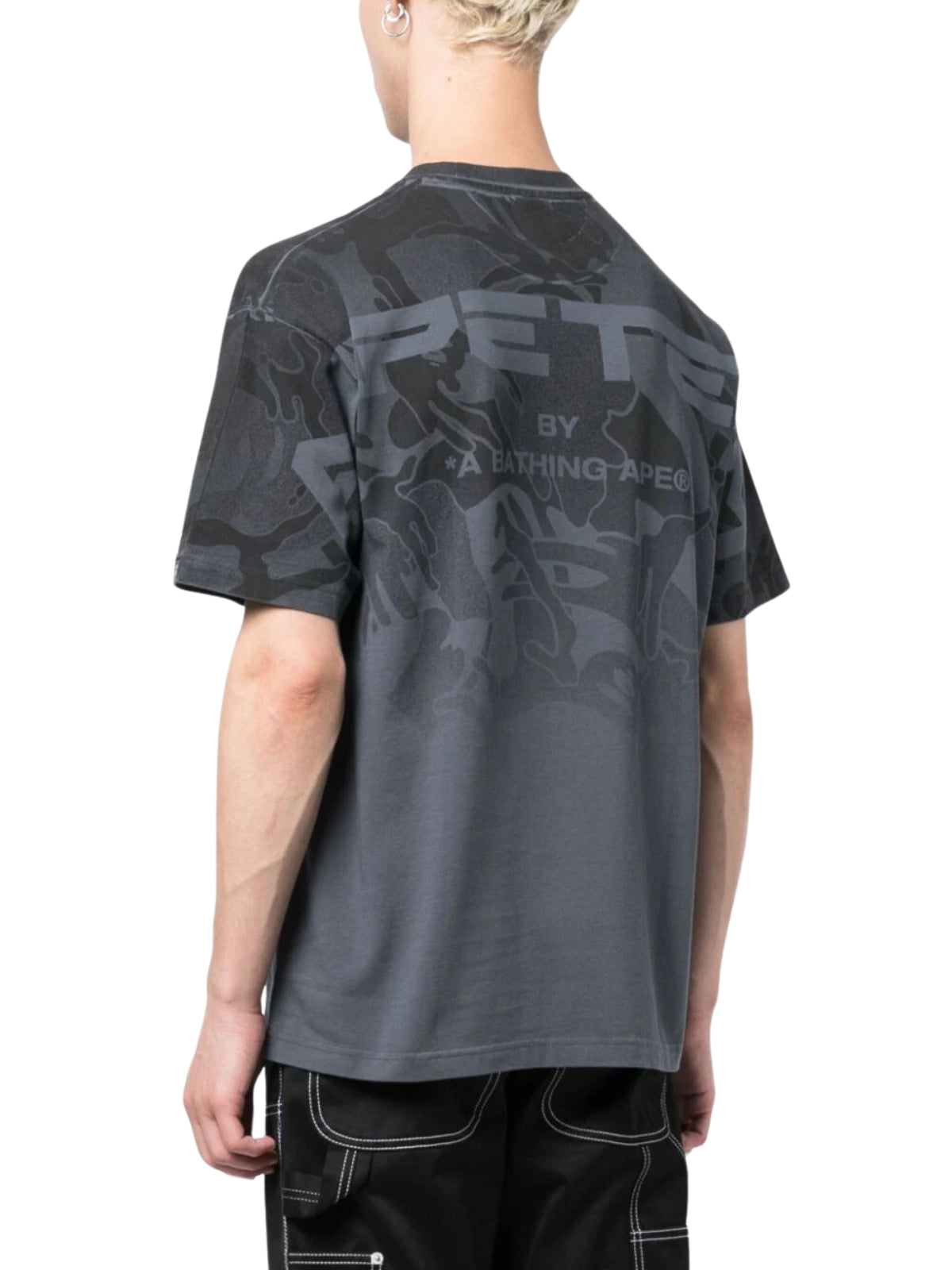 Aape T-Shirt Two Tone Dark Grey