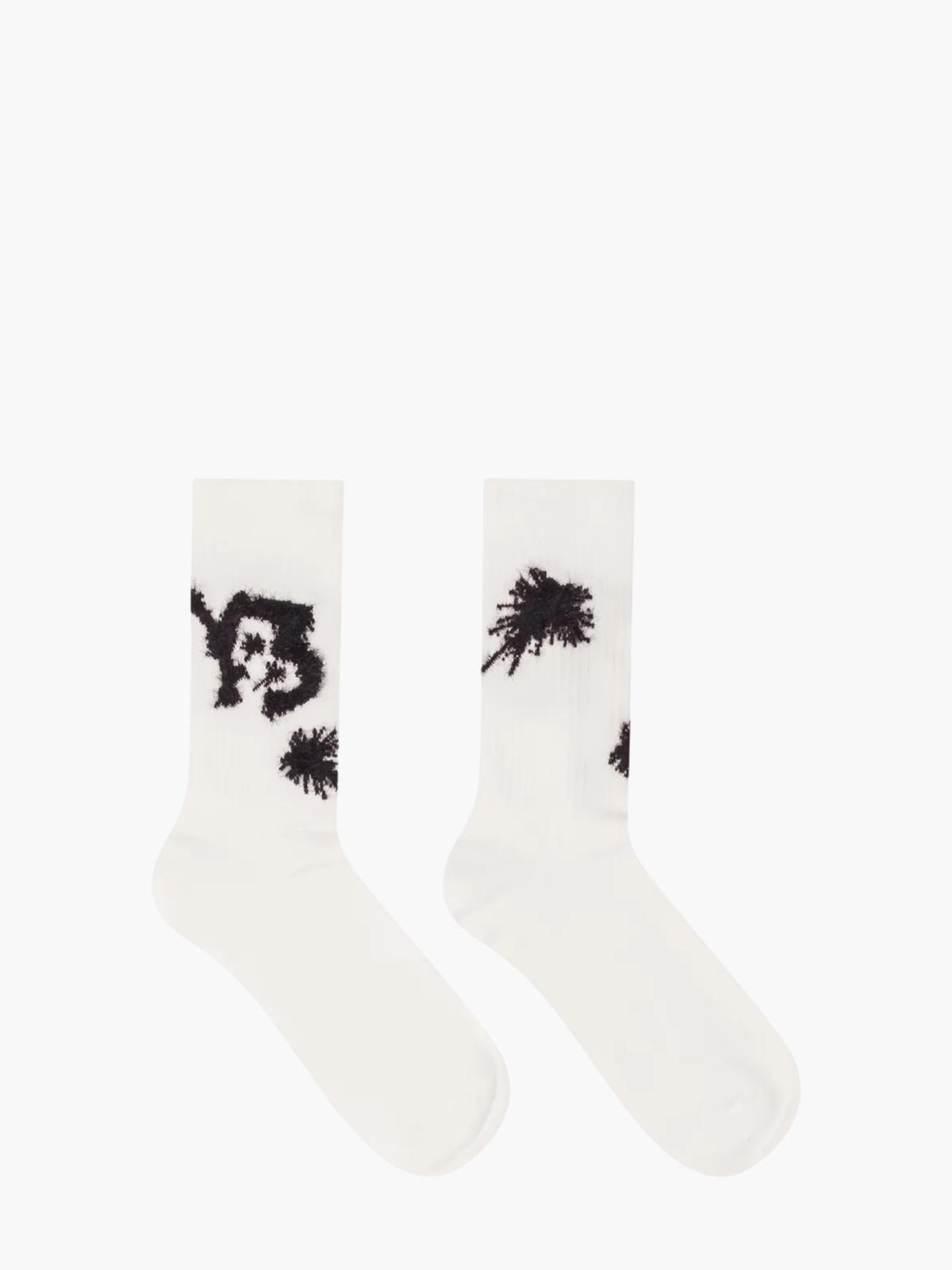 Y-3 Chito Graphic Crew Socks White