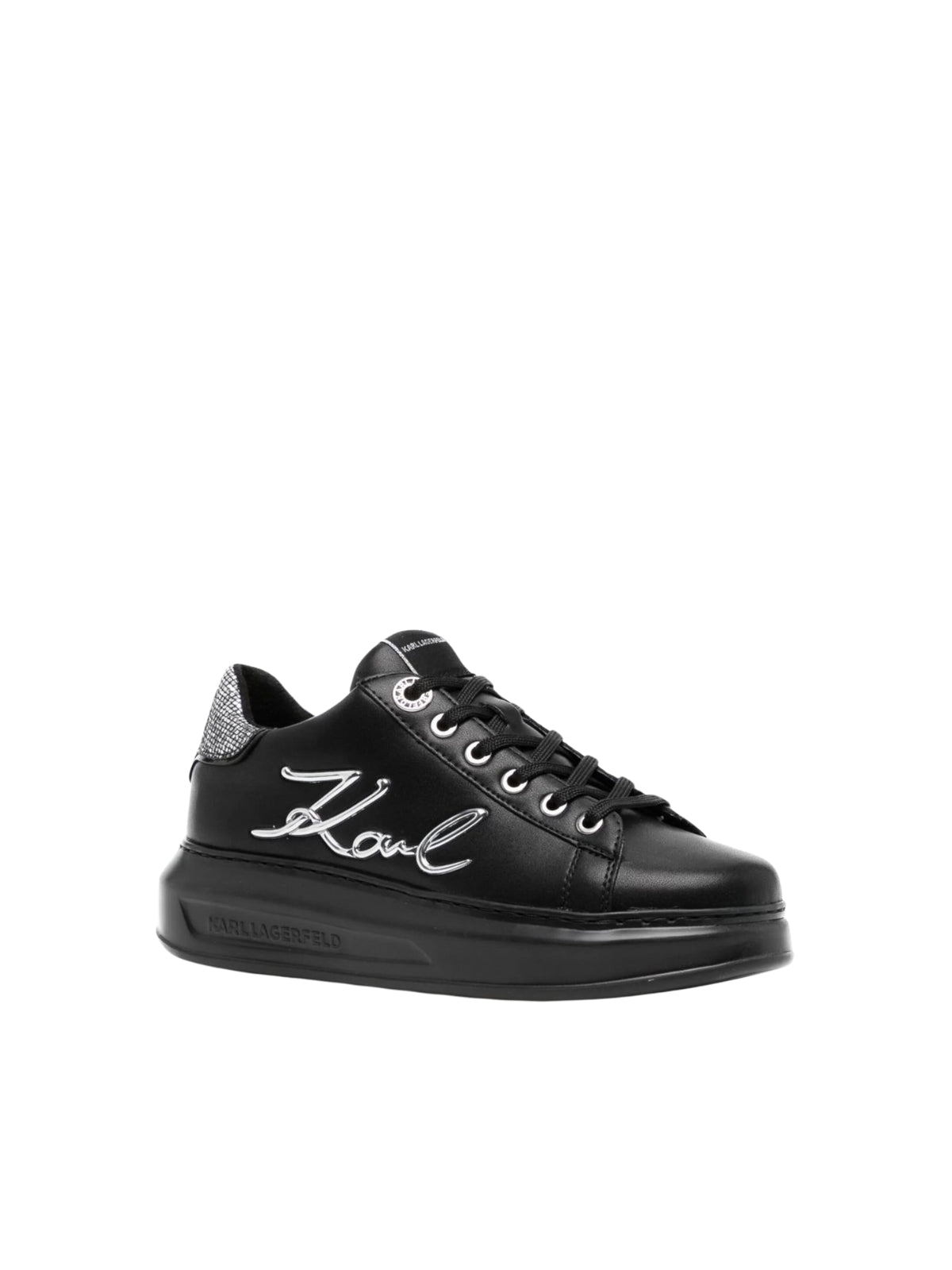 Karl Lagerfeld Sneaker Ladies Kapri Signia Lace Black-Silver