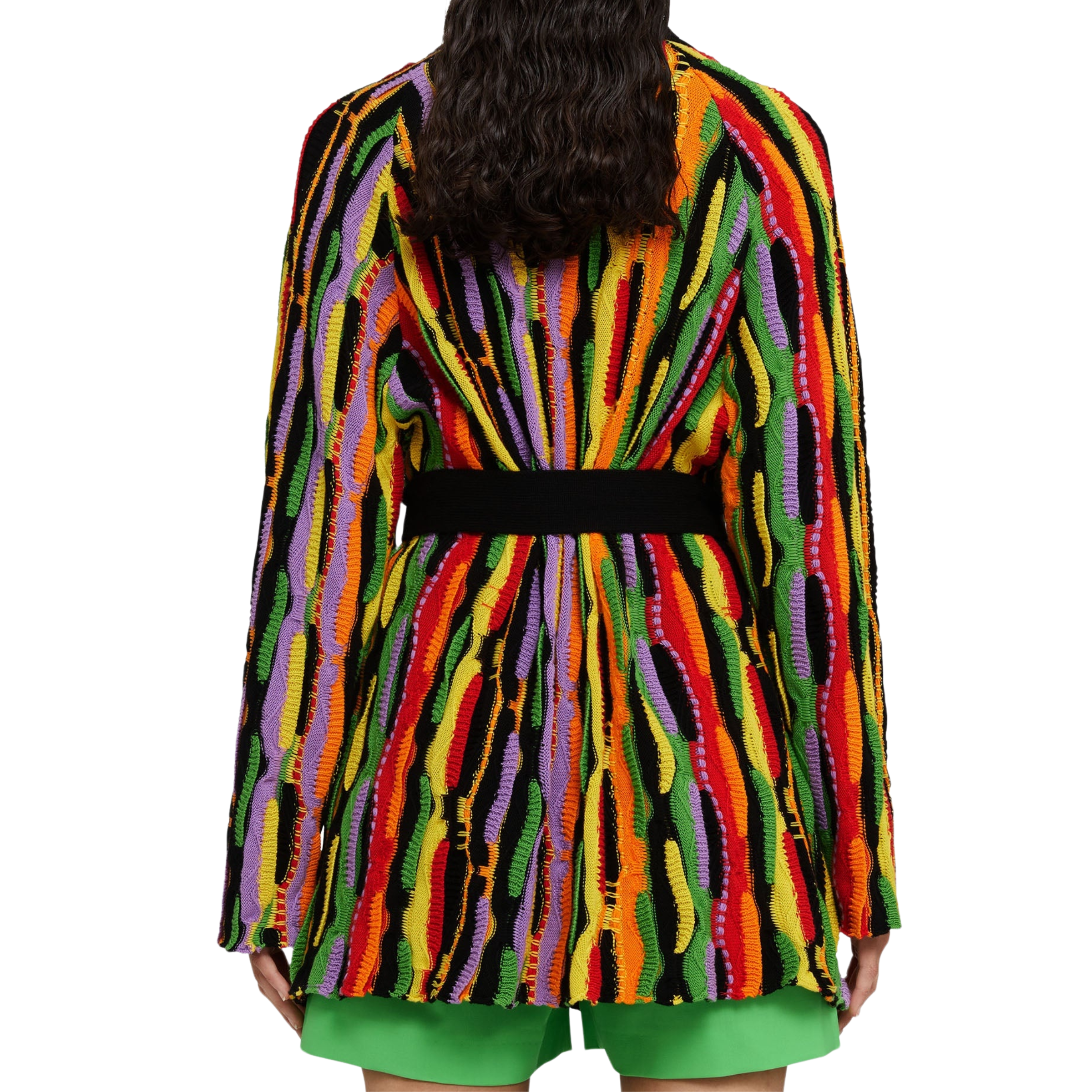 Msgm Sweater Ladies Belt Multi Colour