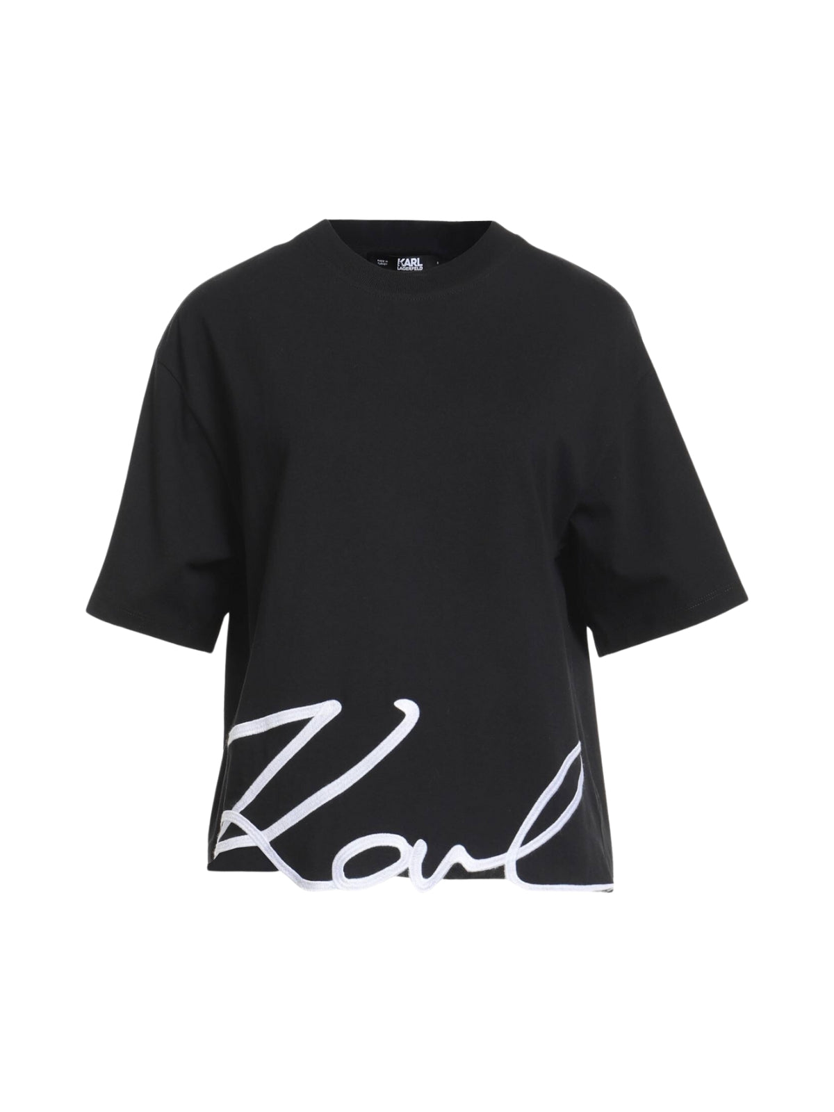 Karl Lagerfeld T-Shirt Signature Logo Black