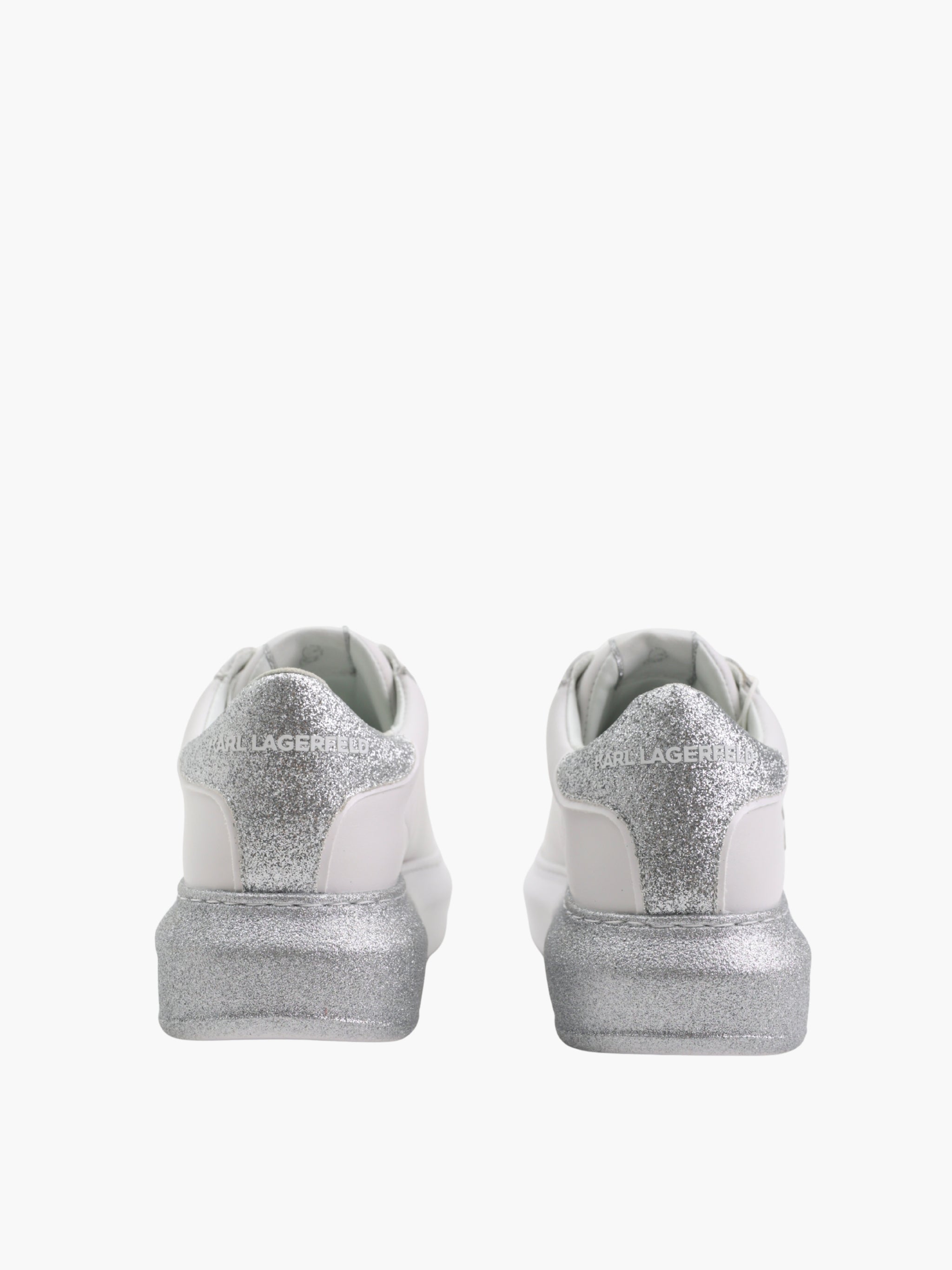 Karl Lagerfeld Sneaker KLL299 Kapri Ombre Nft Lo Lace White Lthr W/Silver