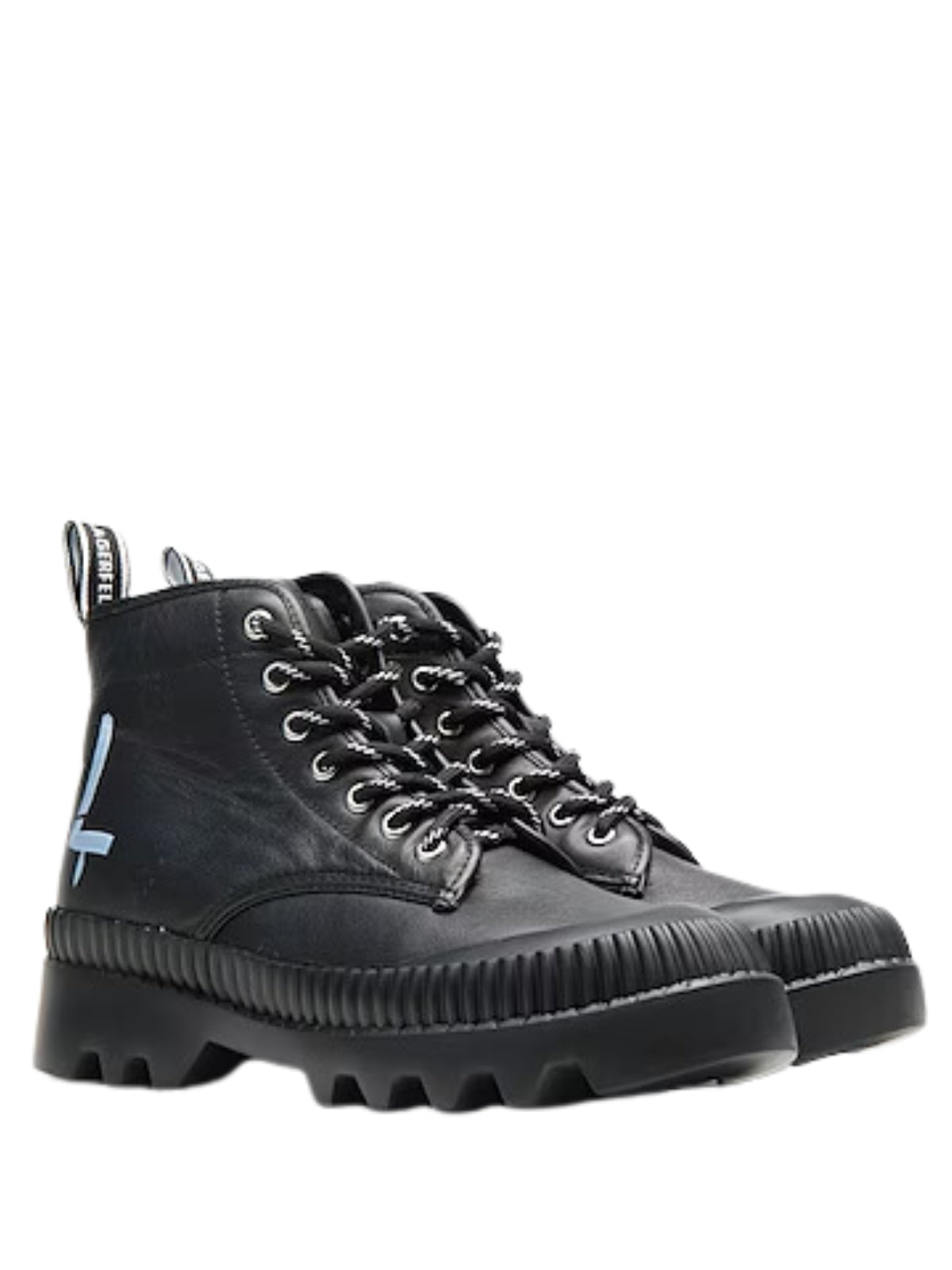 Karl Lagerfeld Ladies Sneaker Trekker Mix Black