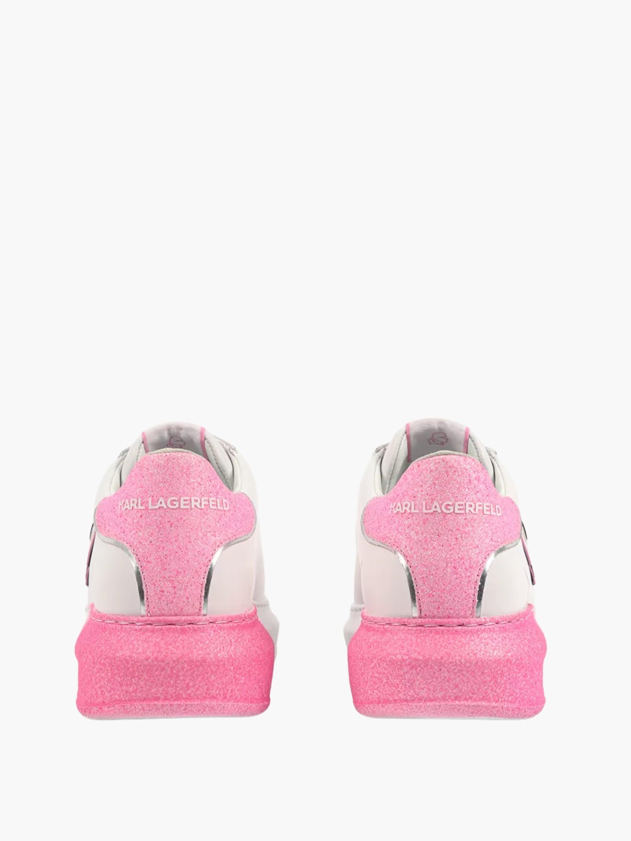 Karl Lagerfeld Sneaker KLL301 Kapri Ombre Nft Lo Lace White Lthr W/Pink