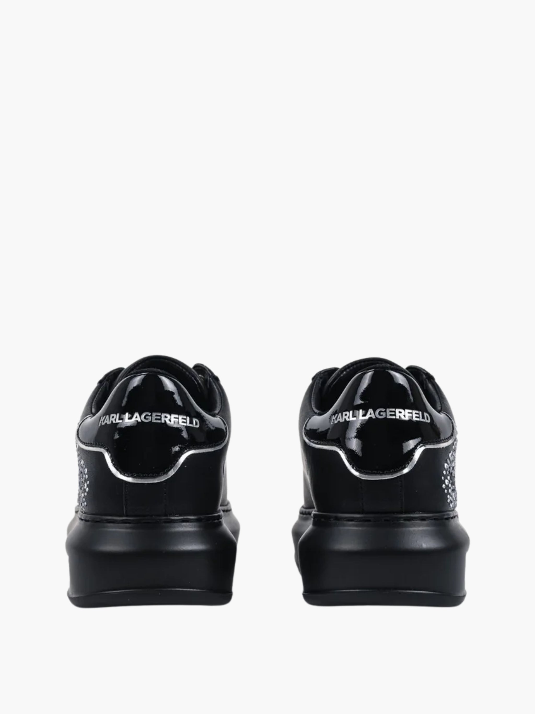 Karl Lagerfeld Sneaker  KLL303 Kapri Konstellation Lo Black Lthr W/Silver