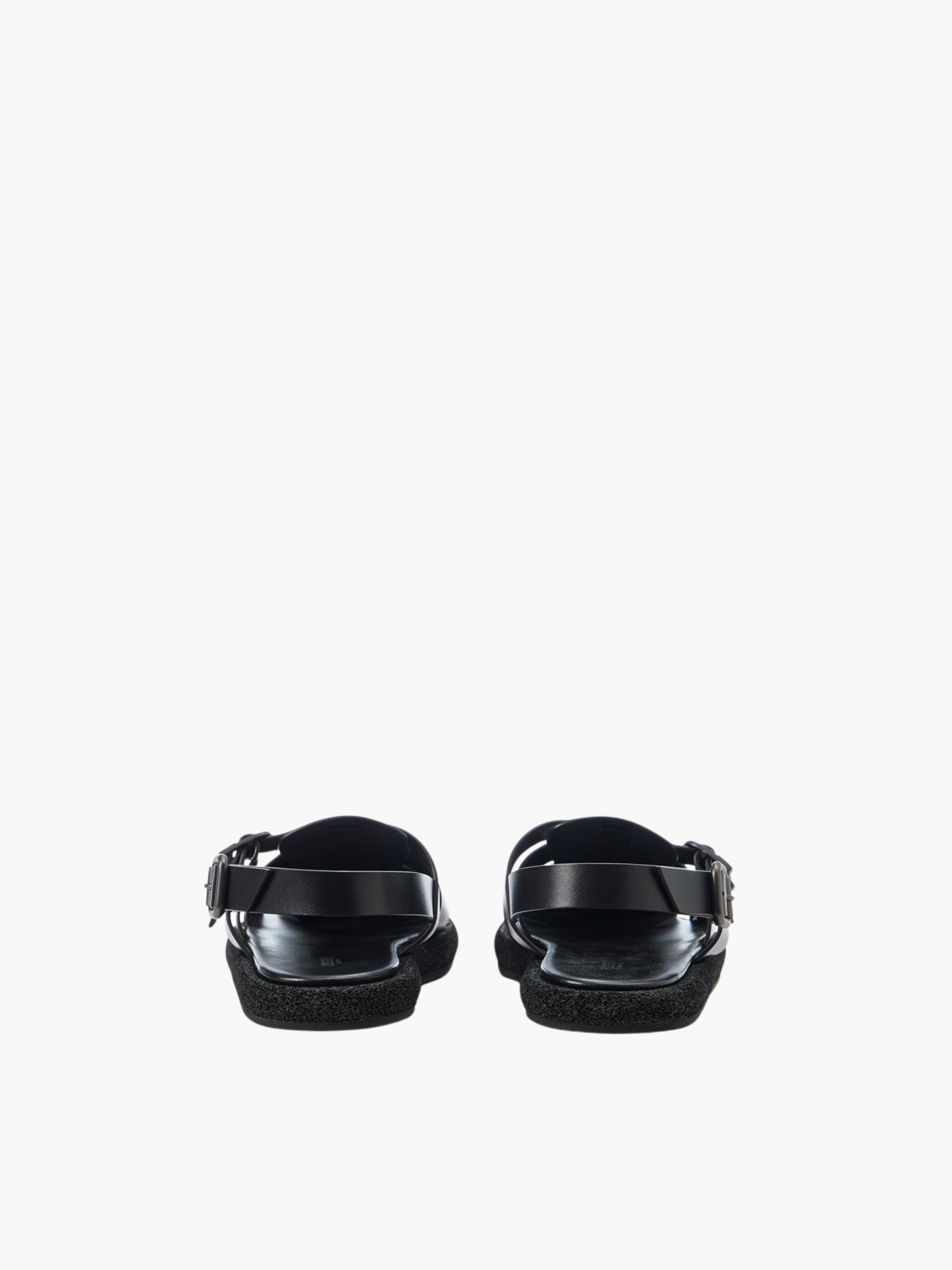 Iceburg Sandals Is18 Logo Back Strap Black
