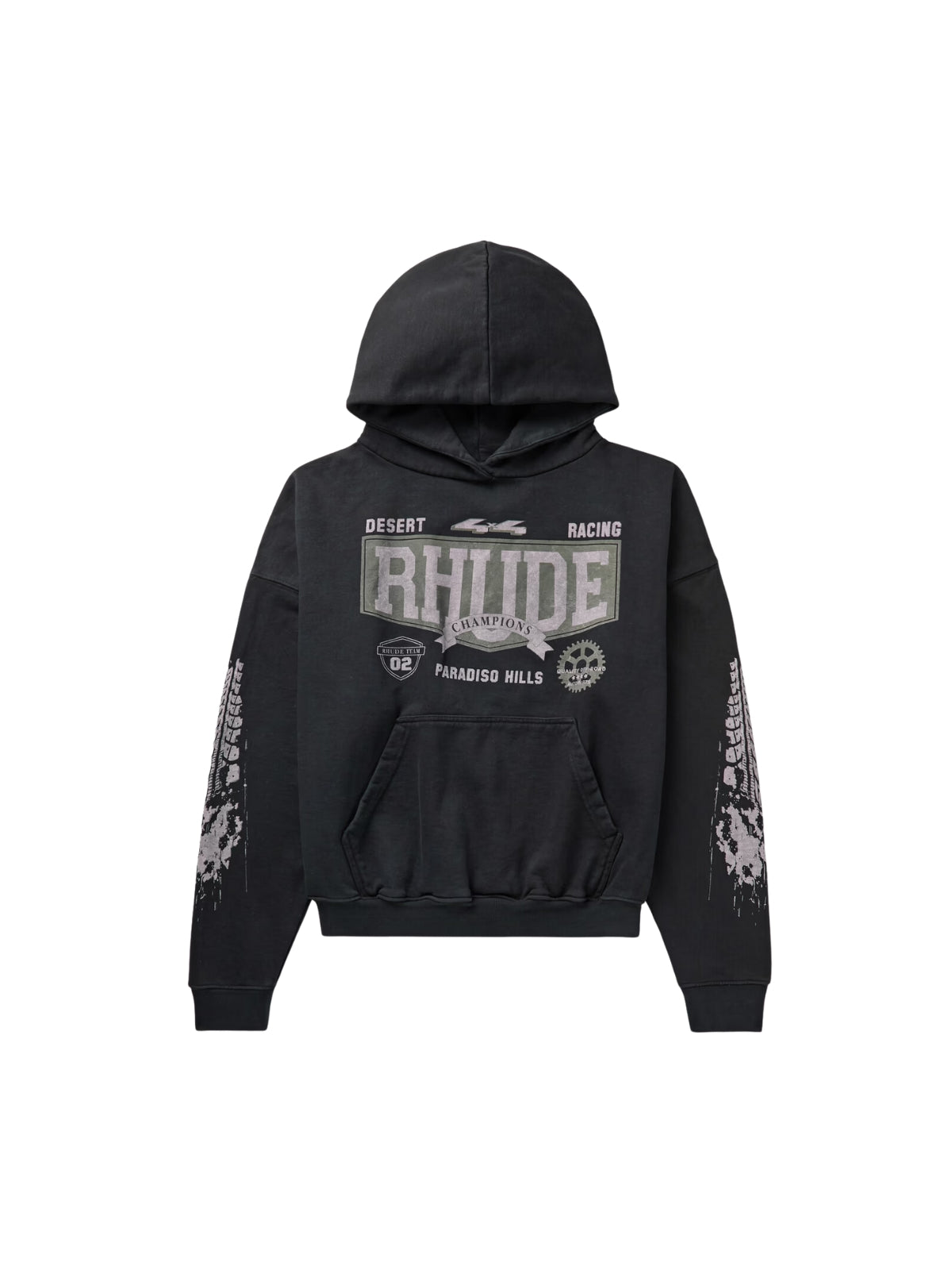 Rhude Hoodie 4X4 Black