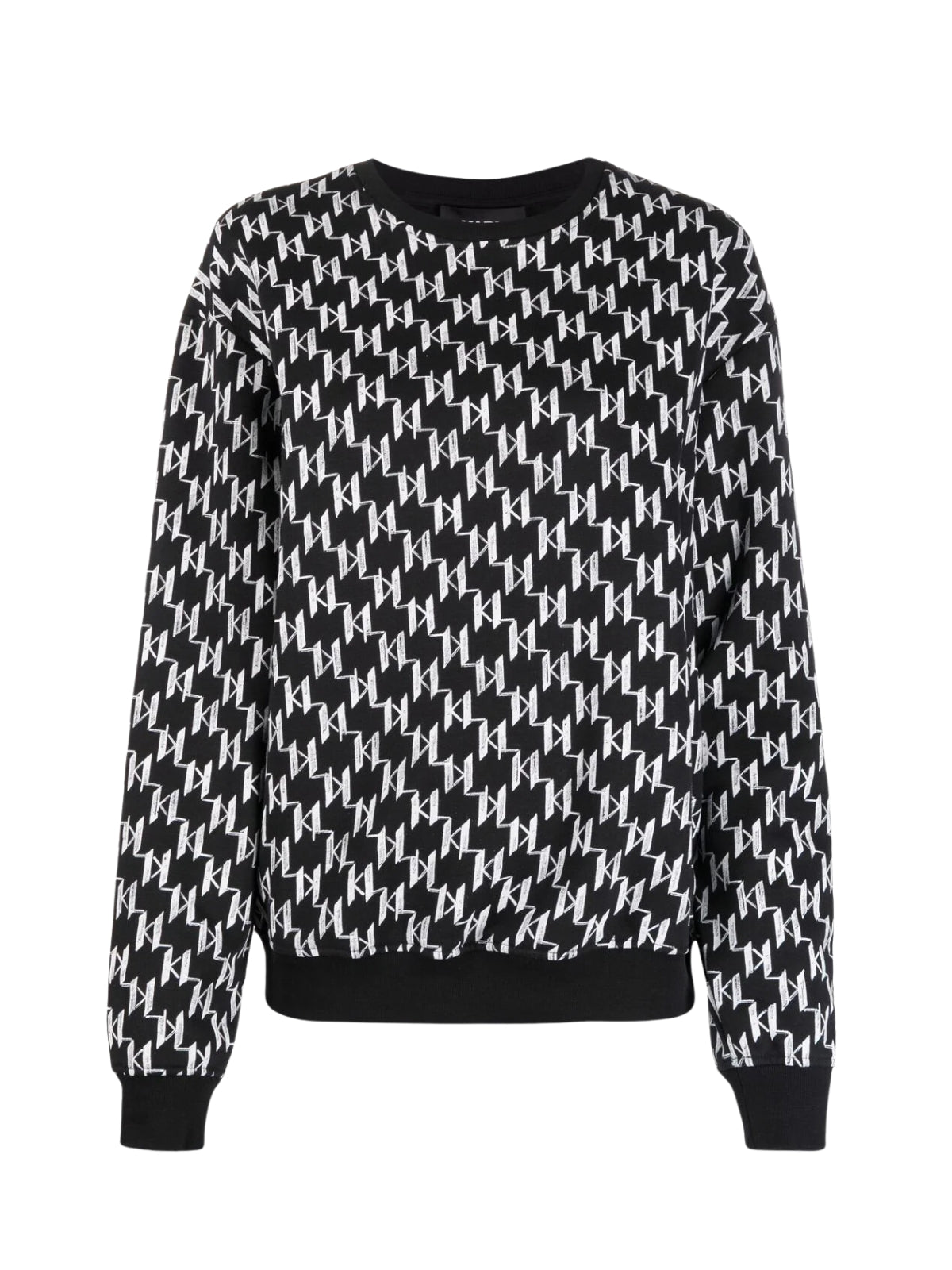 Karl Lagerfeld Sweater Monogram Black-White