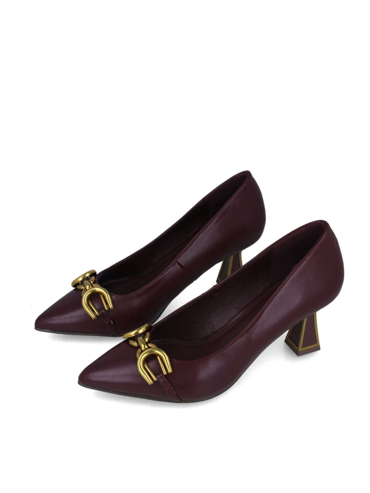 Menbur Heels Comma Heel Plum