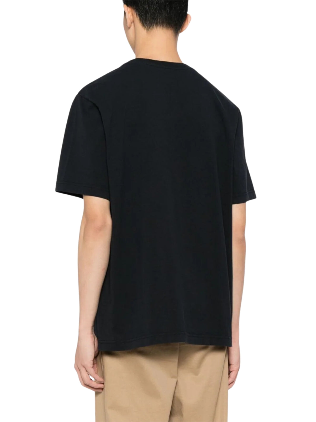 Maison Kitsune T-Shirt Handwriting Comfort Black-White