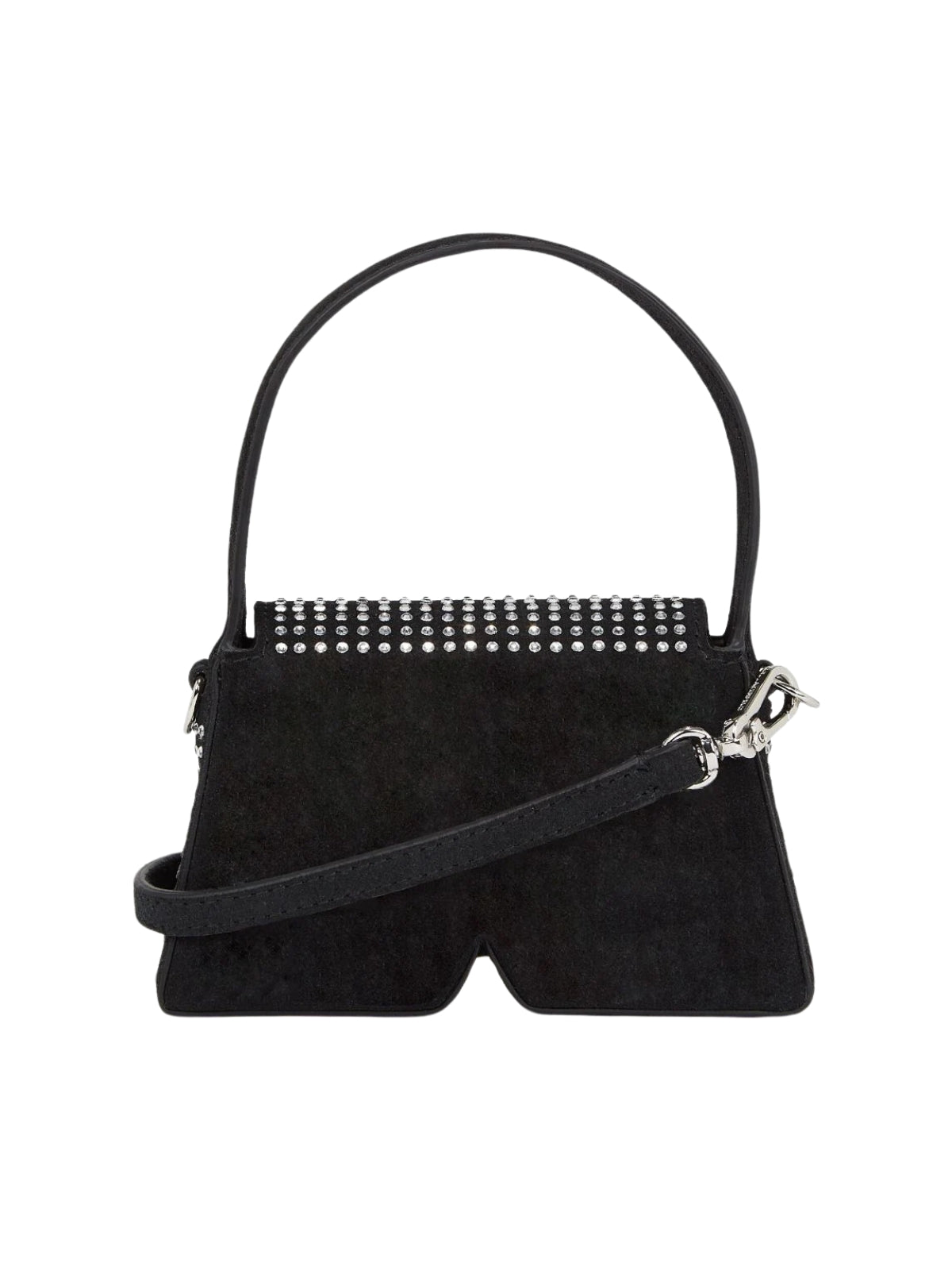 Karl Lagerfeld Bag Shoulder Crystal Embellished Logo Black