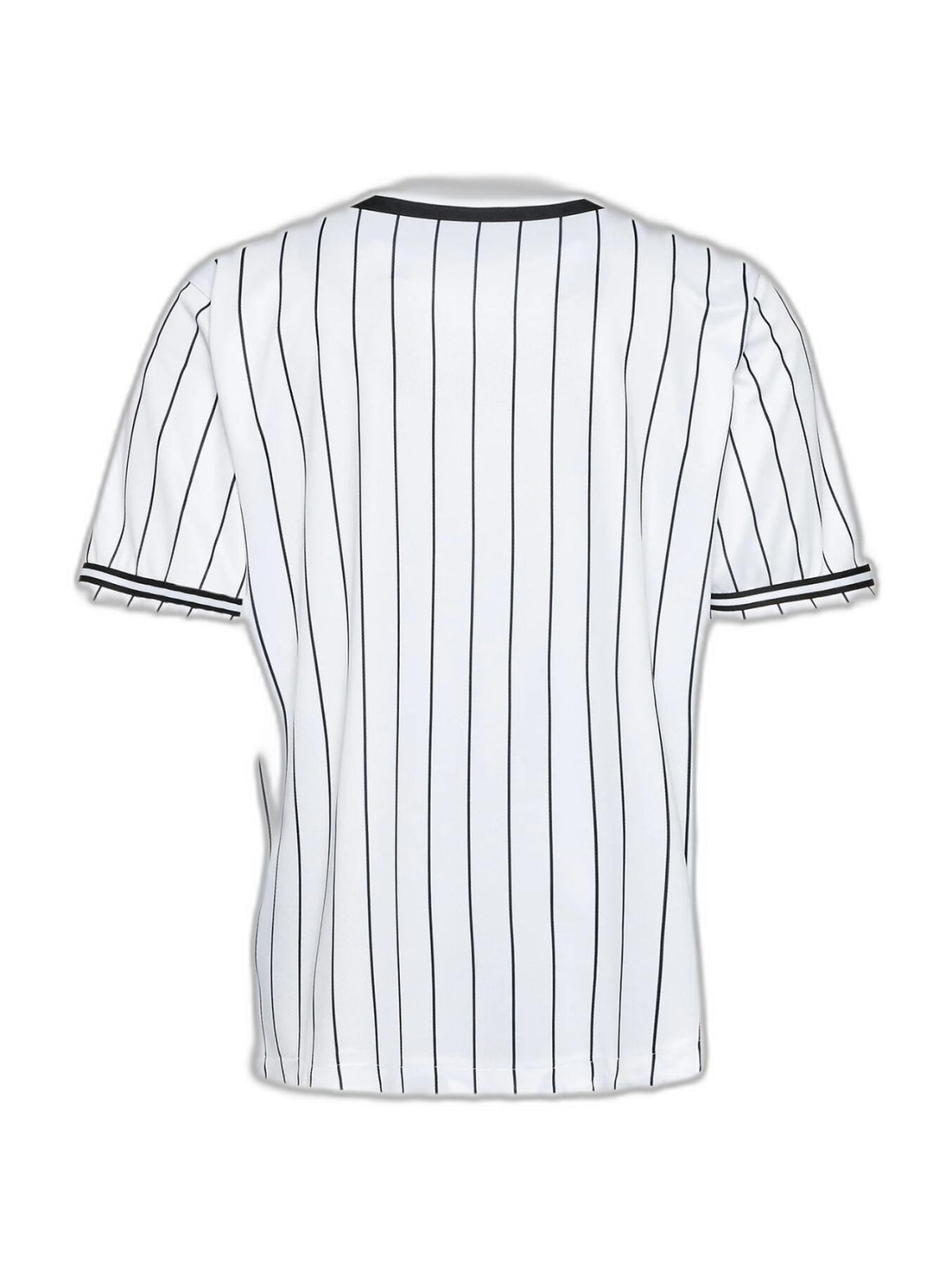 Karl Kani T-Shirt Baseball Pinstripe White