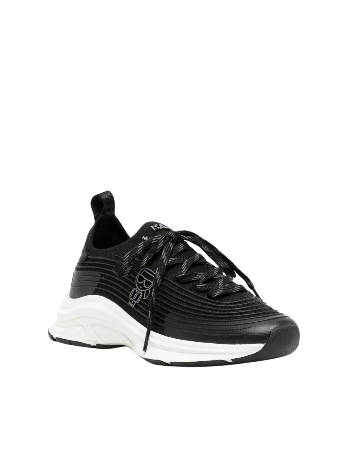 Karl Lagerfeld Sneaker Lux Finesse Plex Ikonic Knit Black