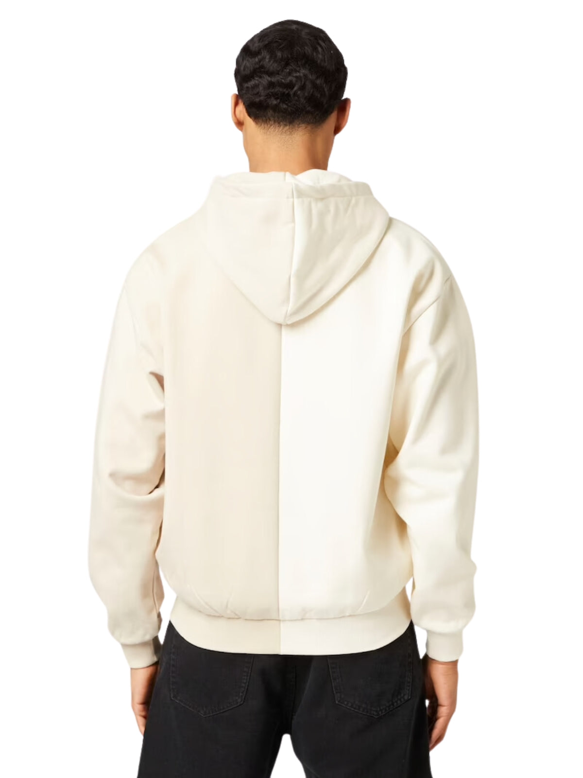 Karl Kani Jacket Split Colour Hoodie Cream-Beige