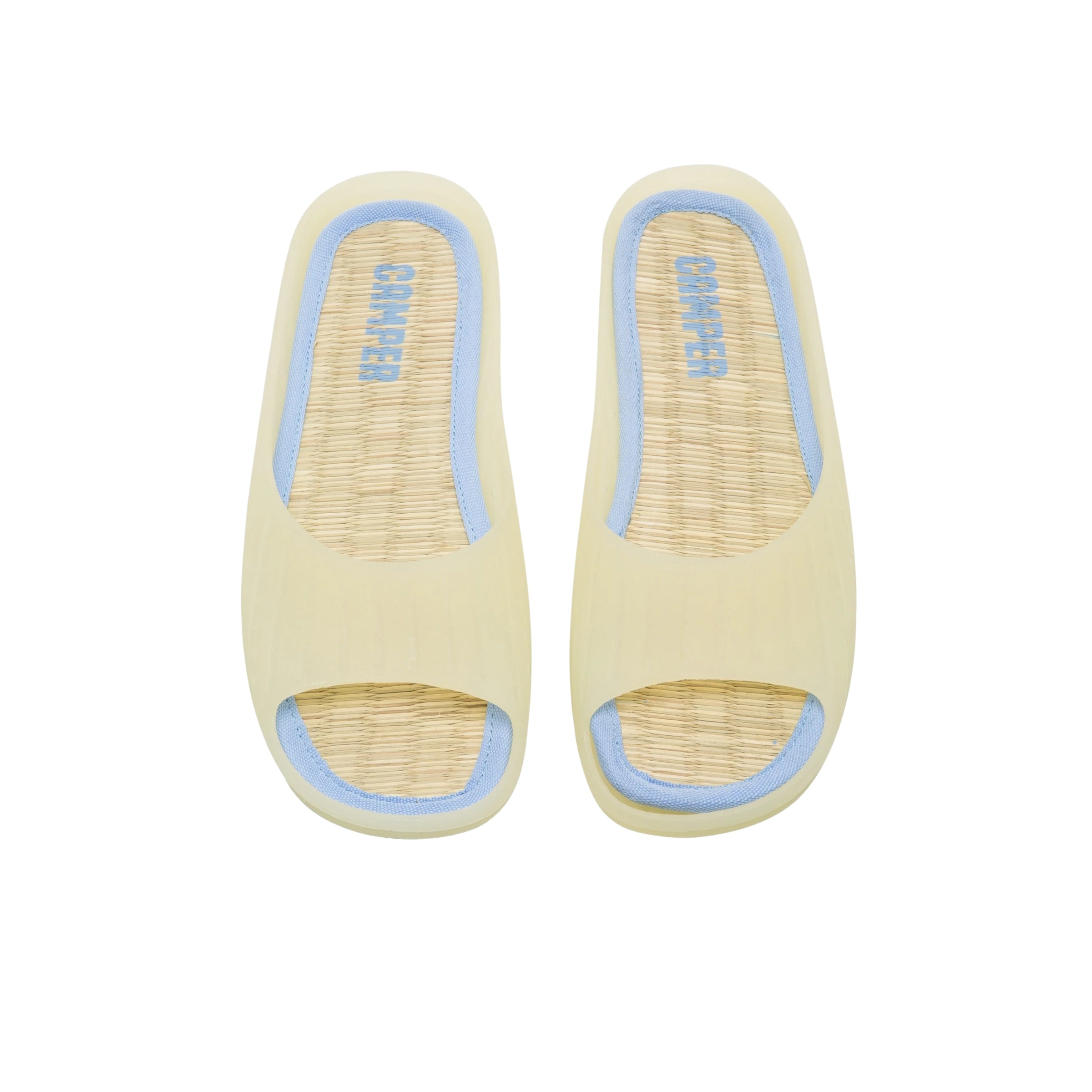 Camper Ladies Slides Pale Yellow