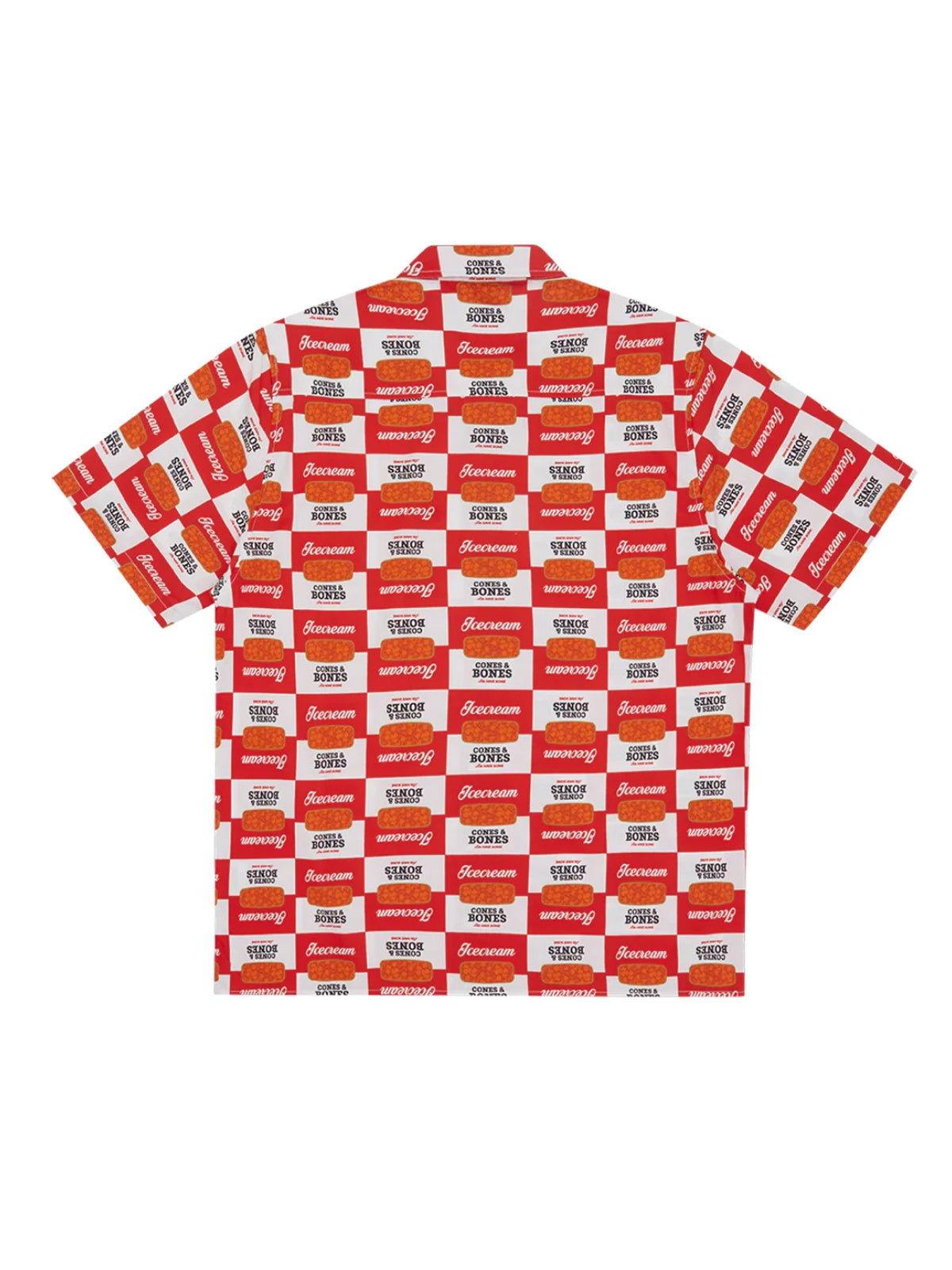 Ice-Cream Shirt Canned Goods White-Red