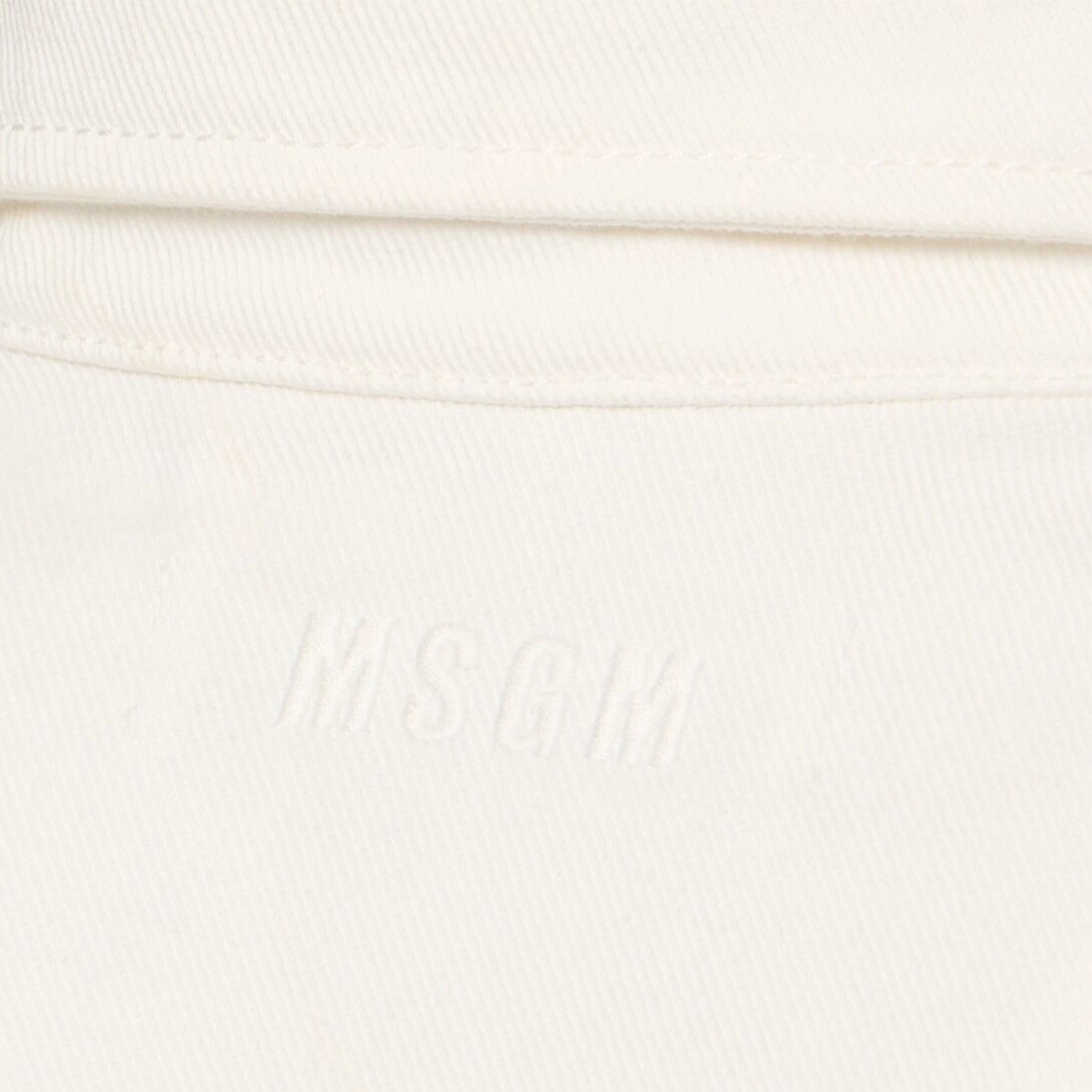 Msgm Shirt Camicia Denim Off-White