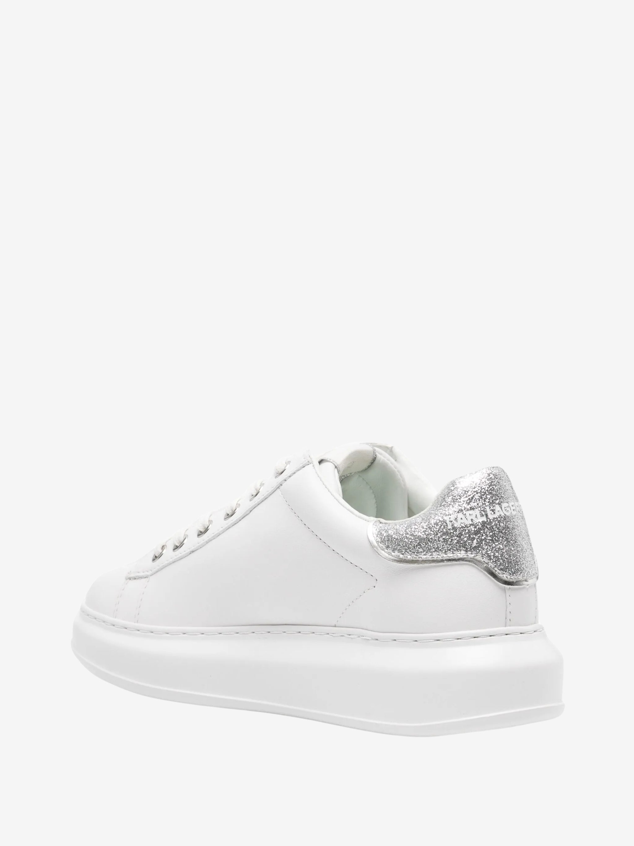 Karl Lagerfeld Sneaker Klls55 Kapri Nft Lo Lace White-Silver