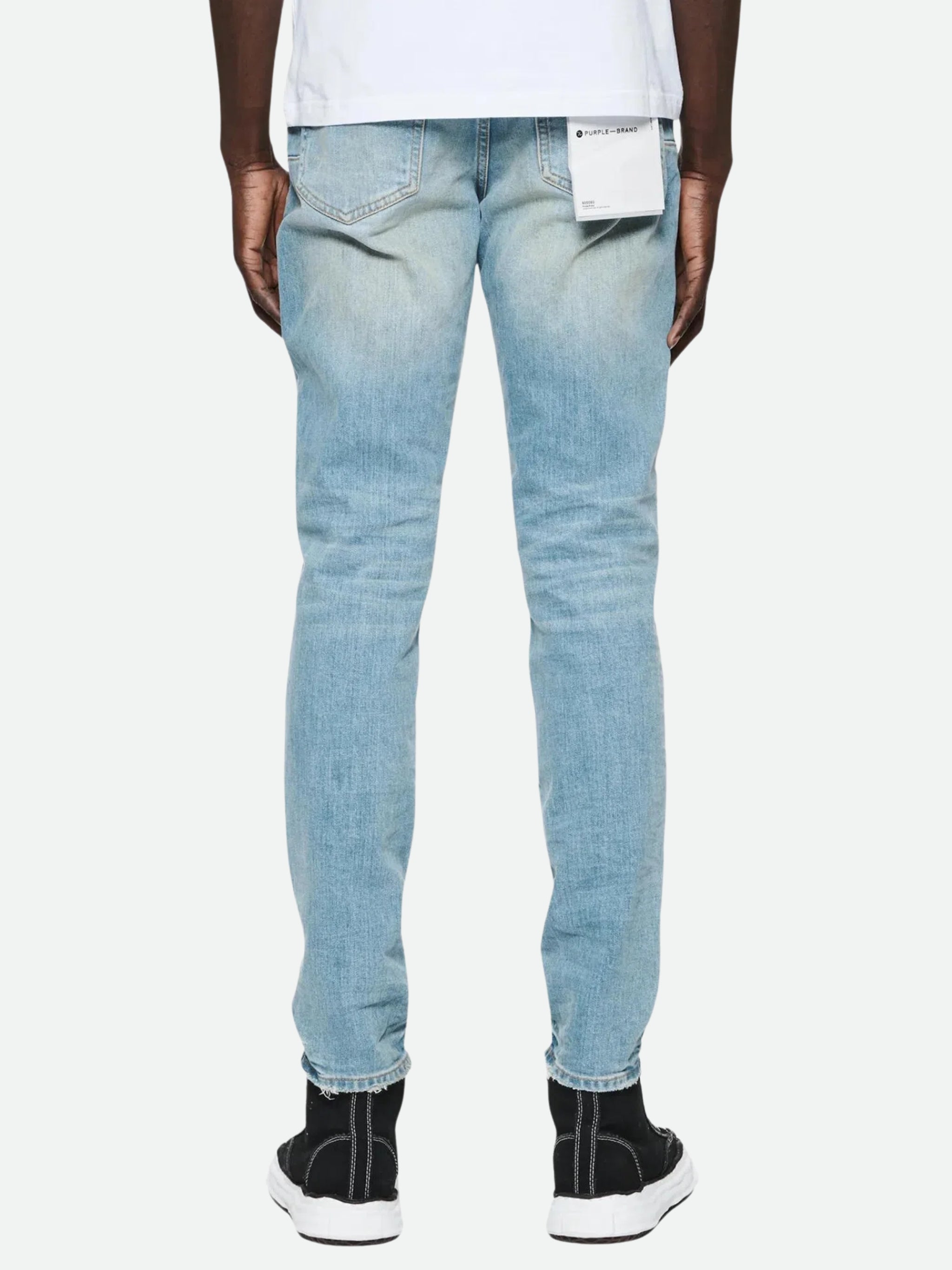 Purple Jeans Mural Blue Light Indigo