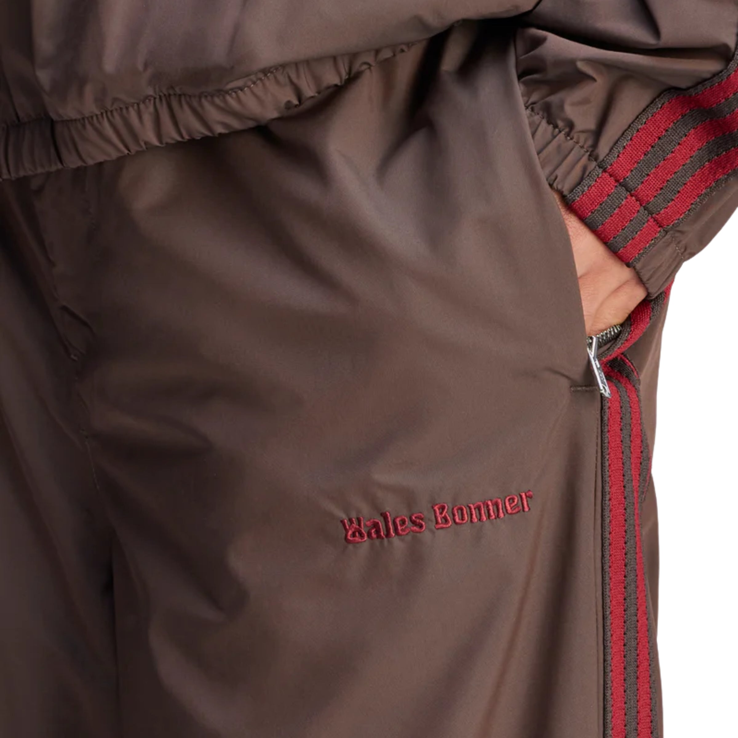 Adidas Track Pants Nylon Brown