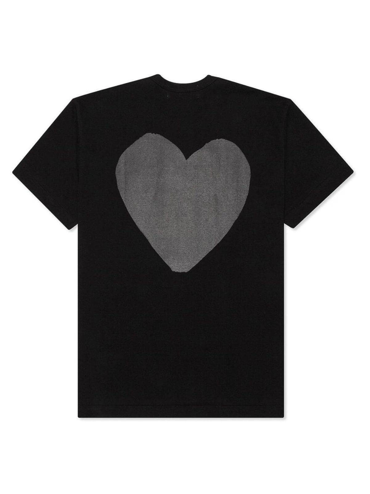 Comme Des Garcons T-Shirt Shaded Heart Black