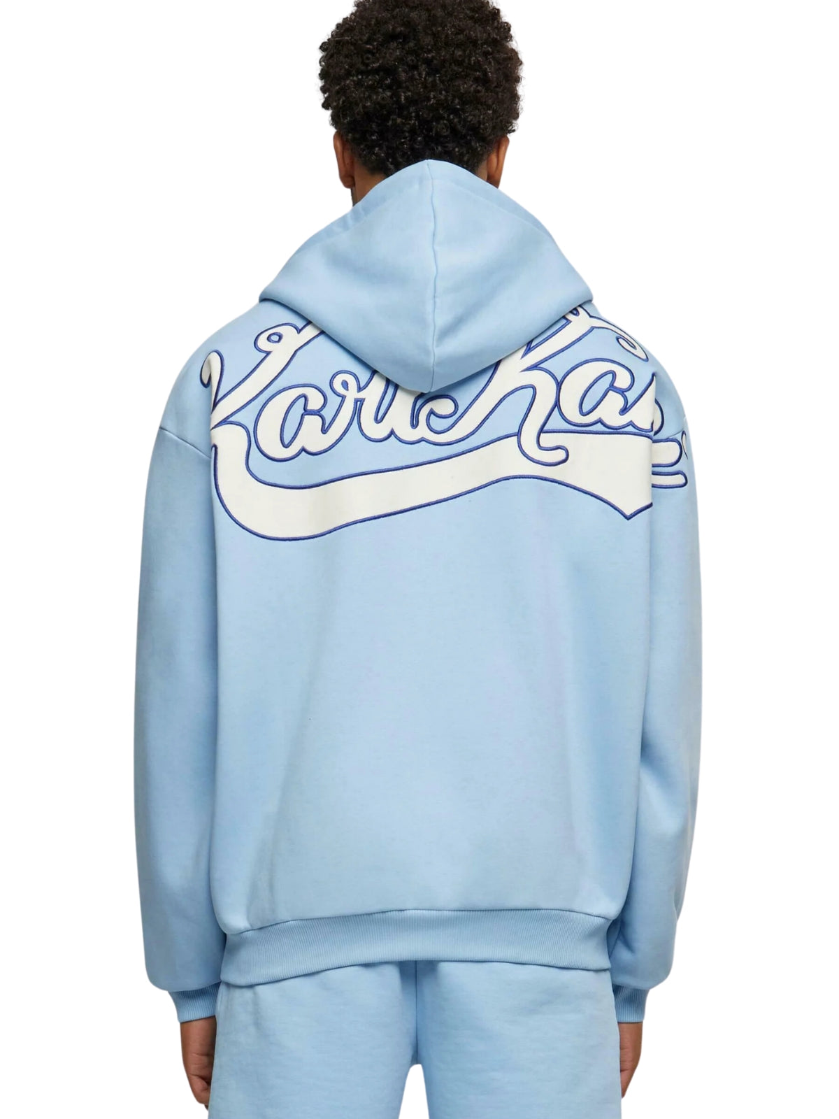 Karl Kani Jacket Chest Sign Hood Light Blue