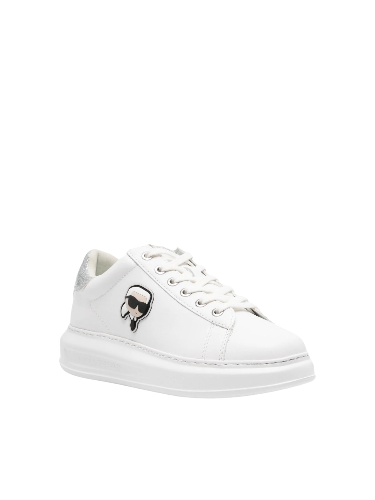 Karl Lagerfeld Sneaker Ladies Kapri Nft Lo Lace White-Silver