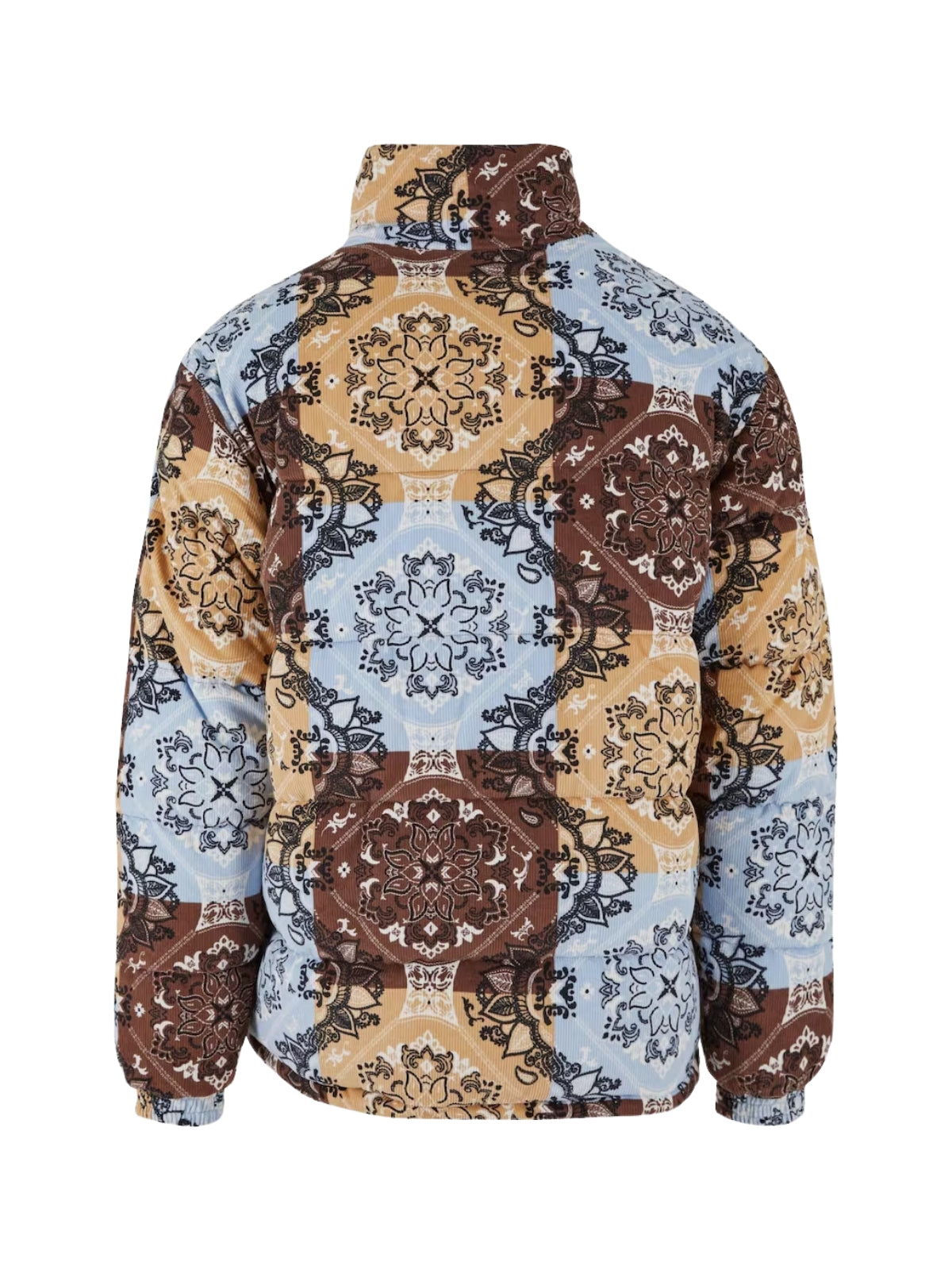 Karl Kani Jacket Paisley Corduroy Puffer Blue Multi