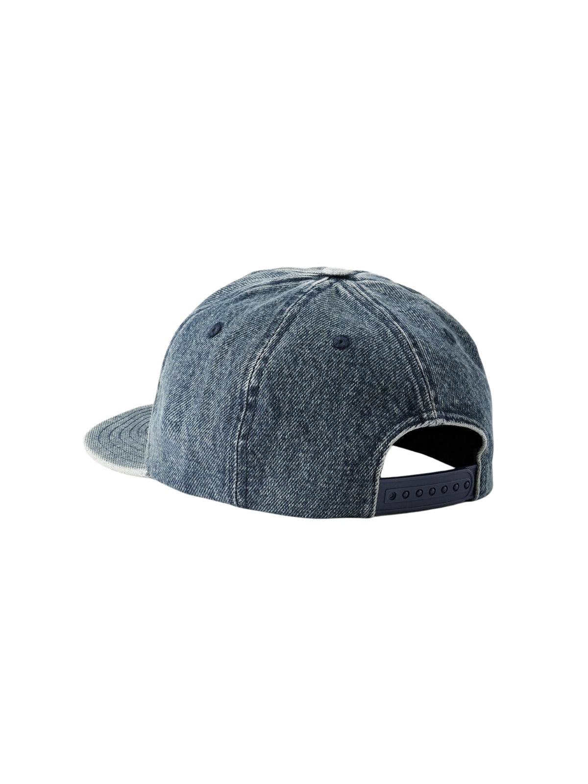 Rhude Cap Washed Denim Logo Indigo